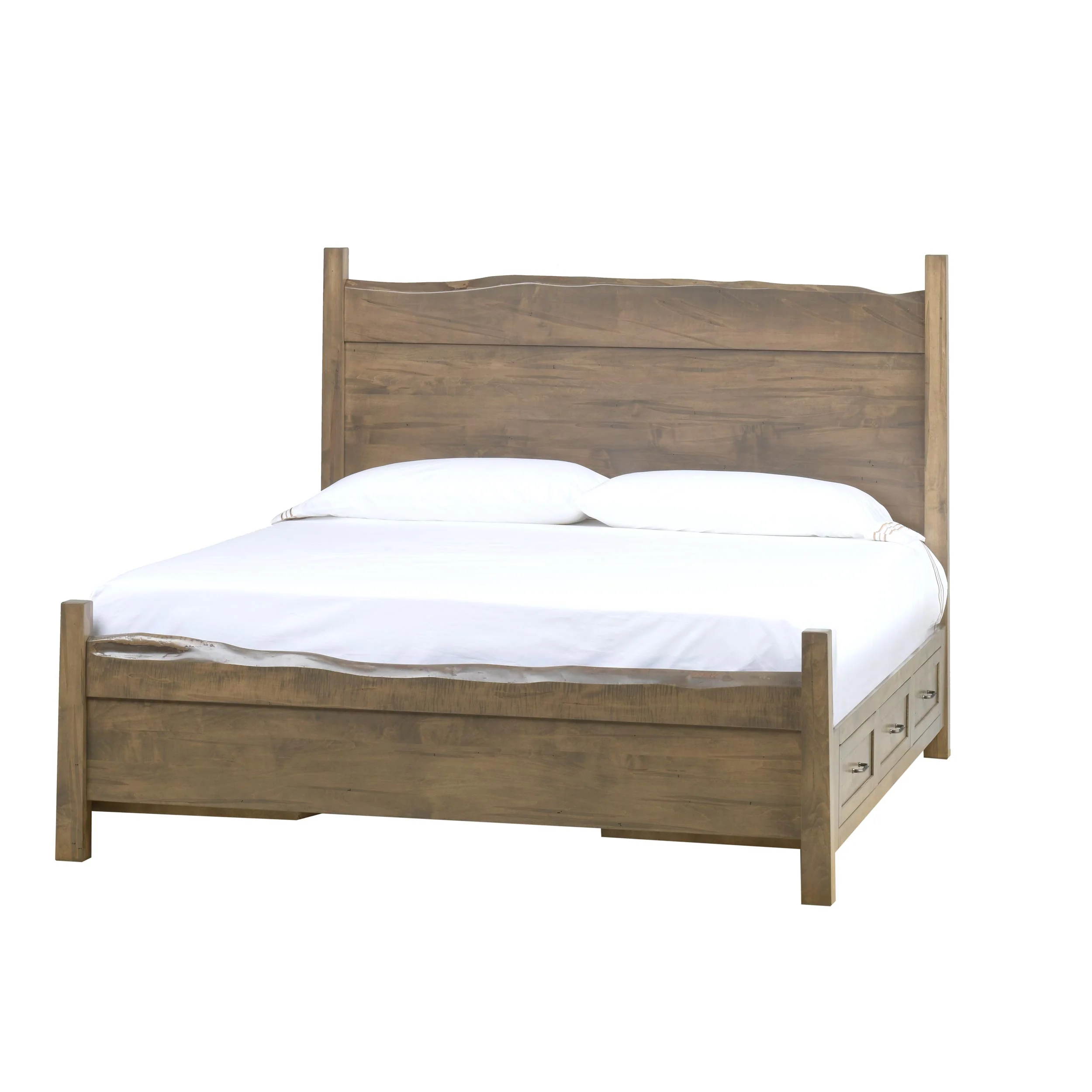 QW Amish Tuscany Live Edge Storage Bed - Image 11