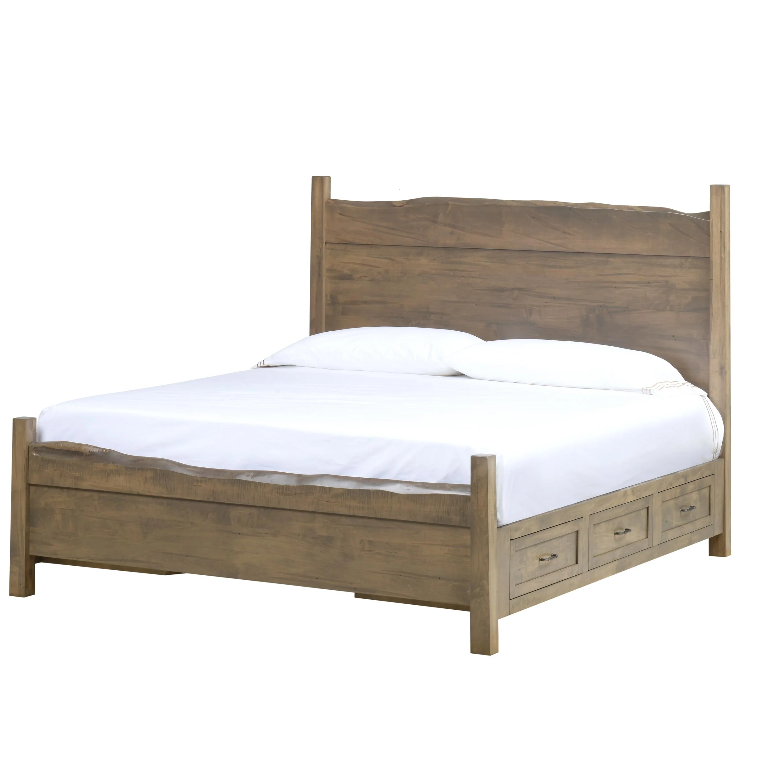 QW Amish Tuscany Live Edge Storage Bed - Image 12