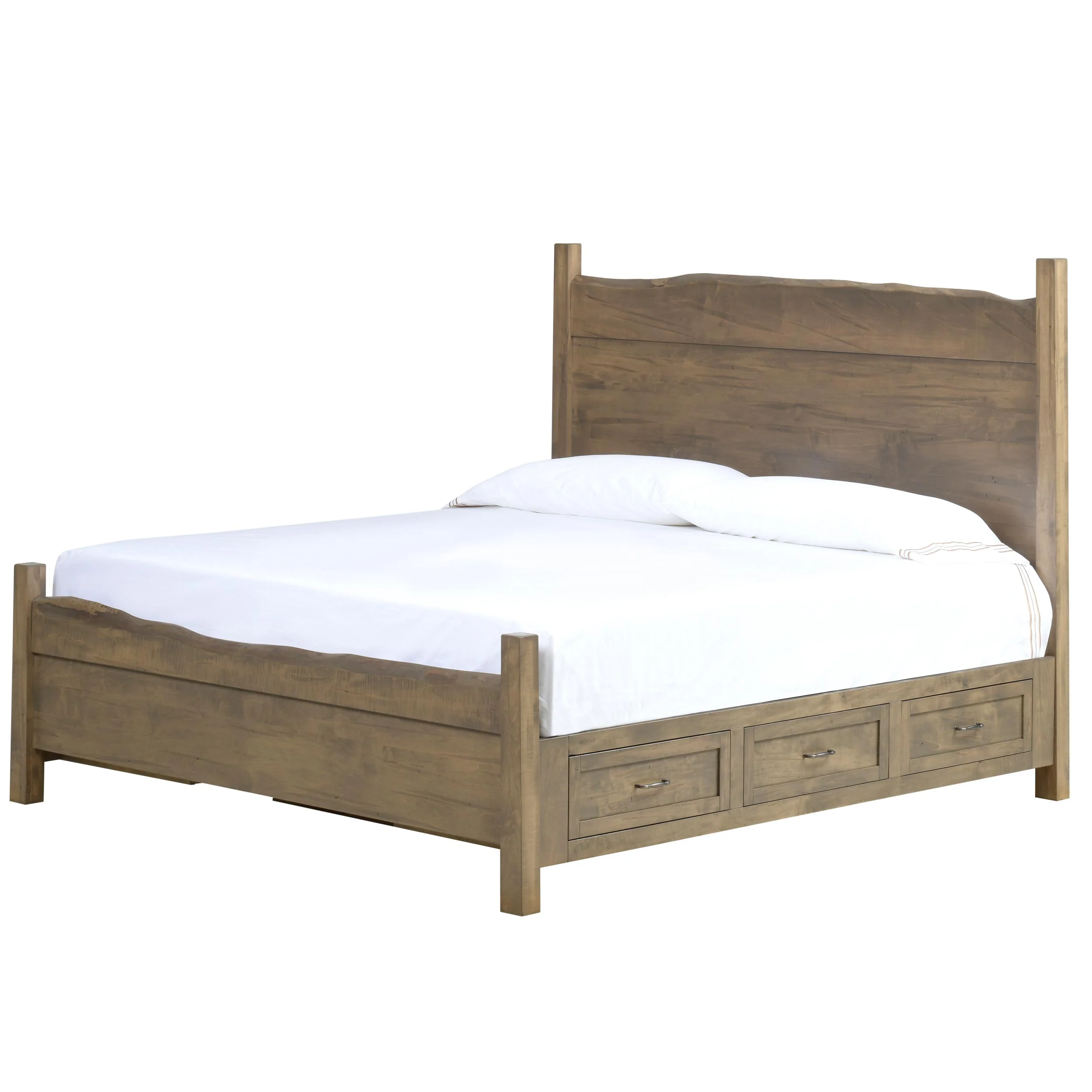 QW Amish Tuscany Live Edge Storage Bed - Image 13