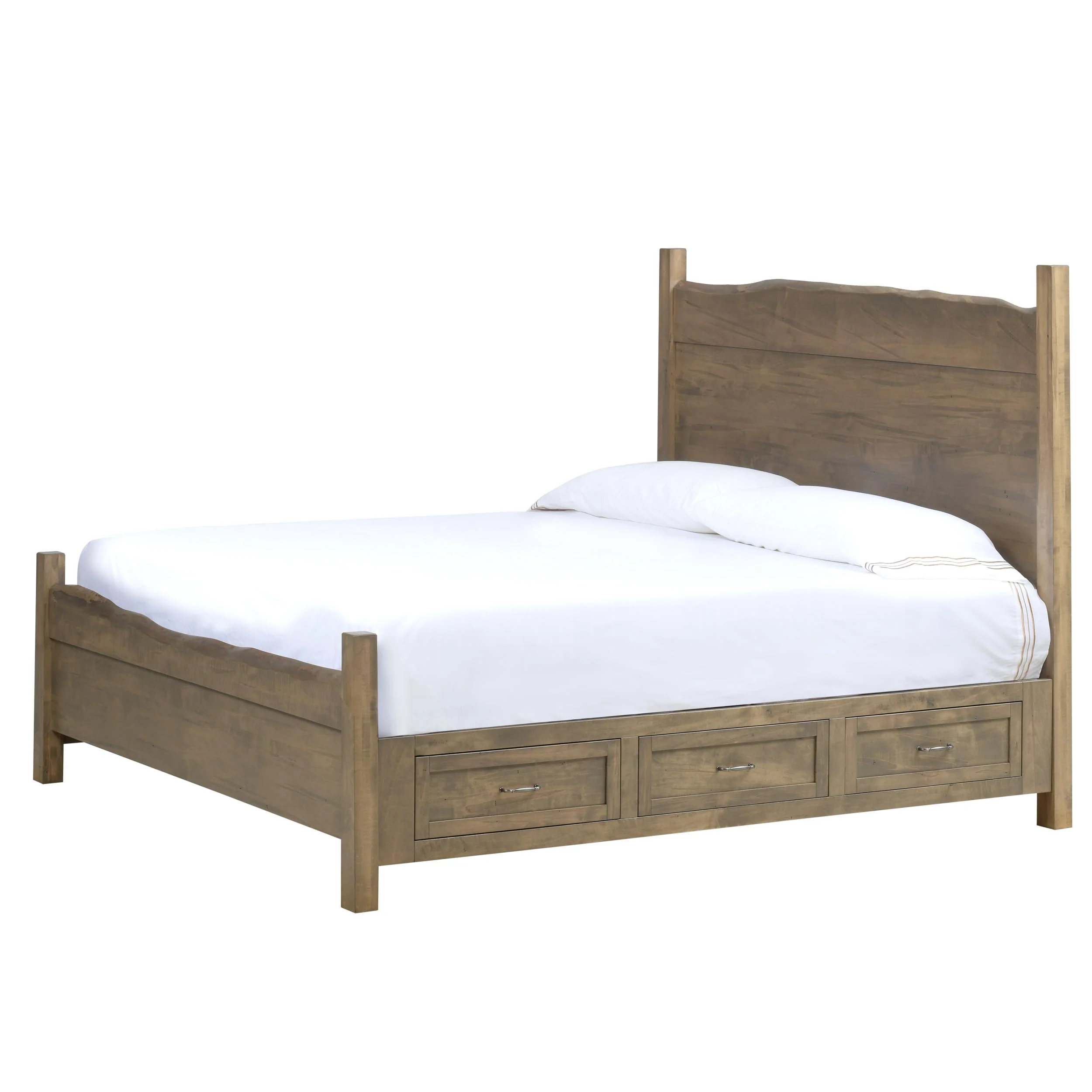QW Amish Tuscany Live Edge Storage Bed - Image 14
