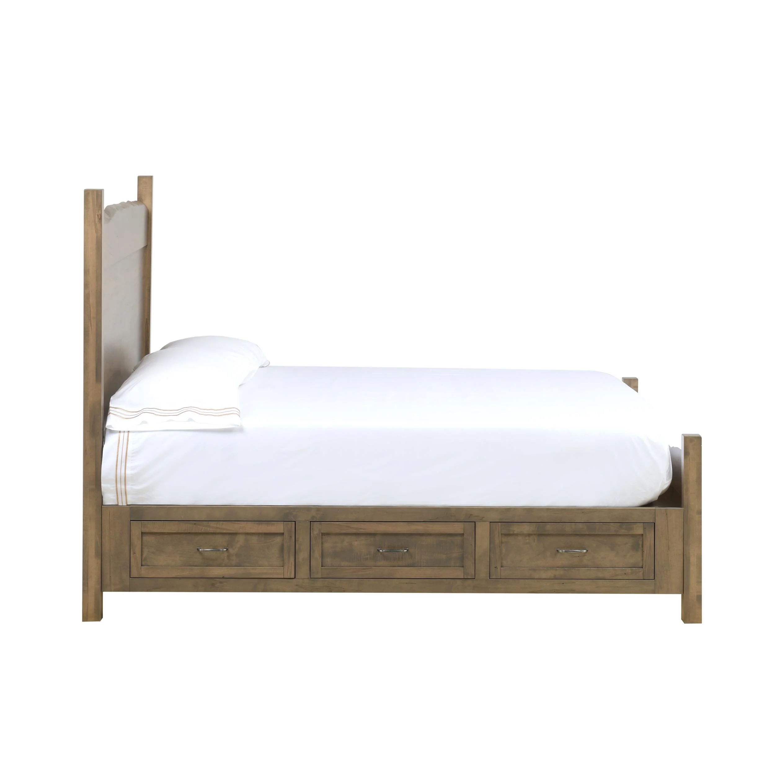 QW Amish Tuscany Live Edge Storage Bed - Image 4