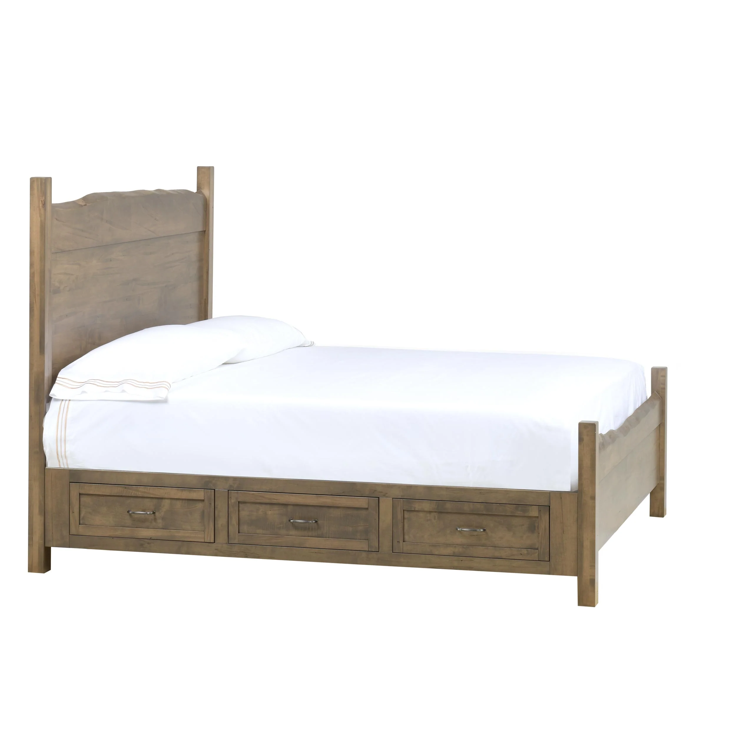 QW Amish Tuscany Live Edge Storage Bed - Image 5