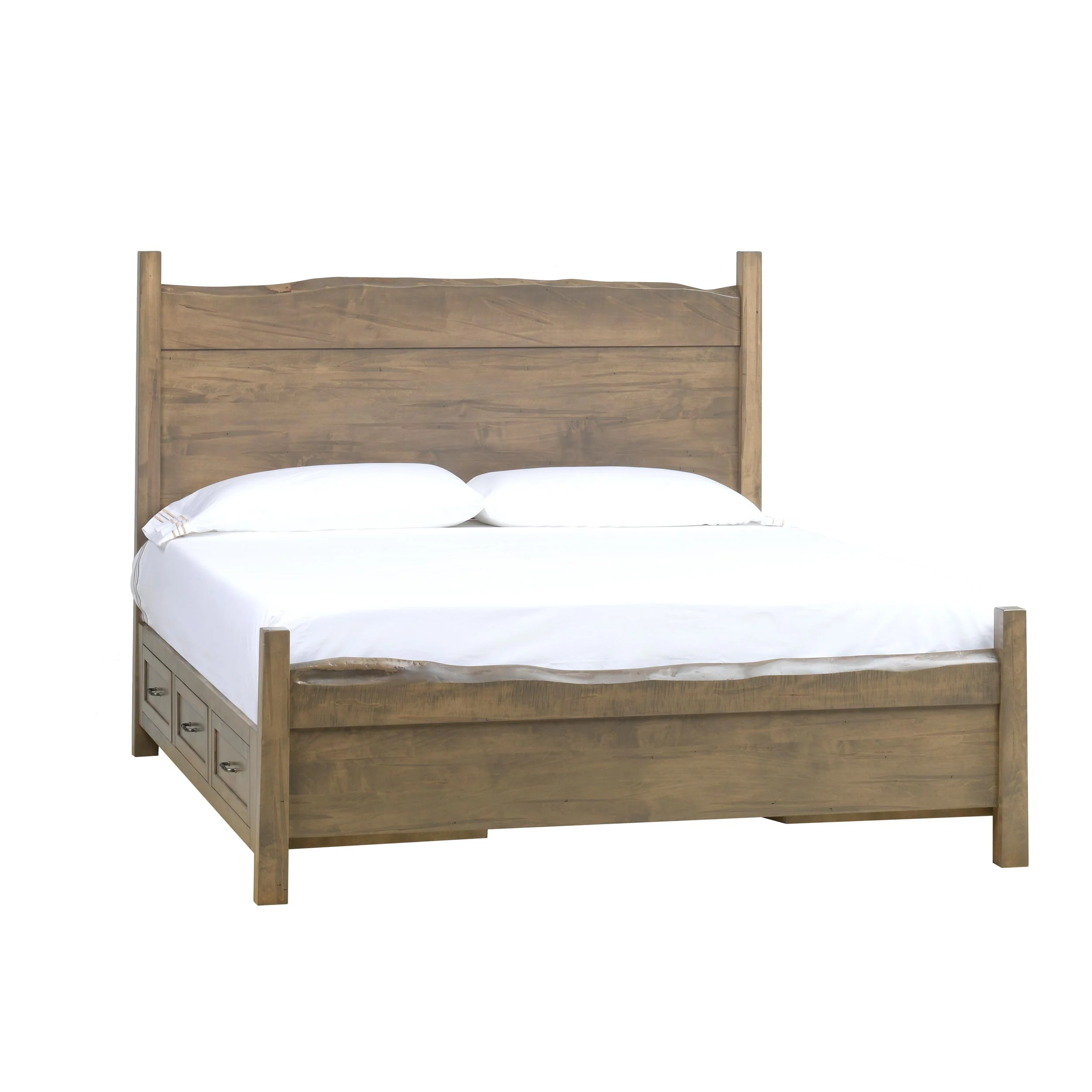 QW Amish Tuscany Live Edge Storage Bed - Image 9