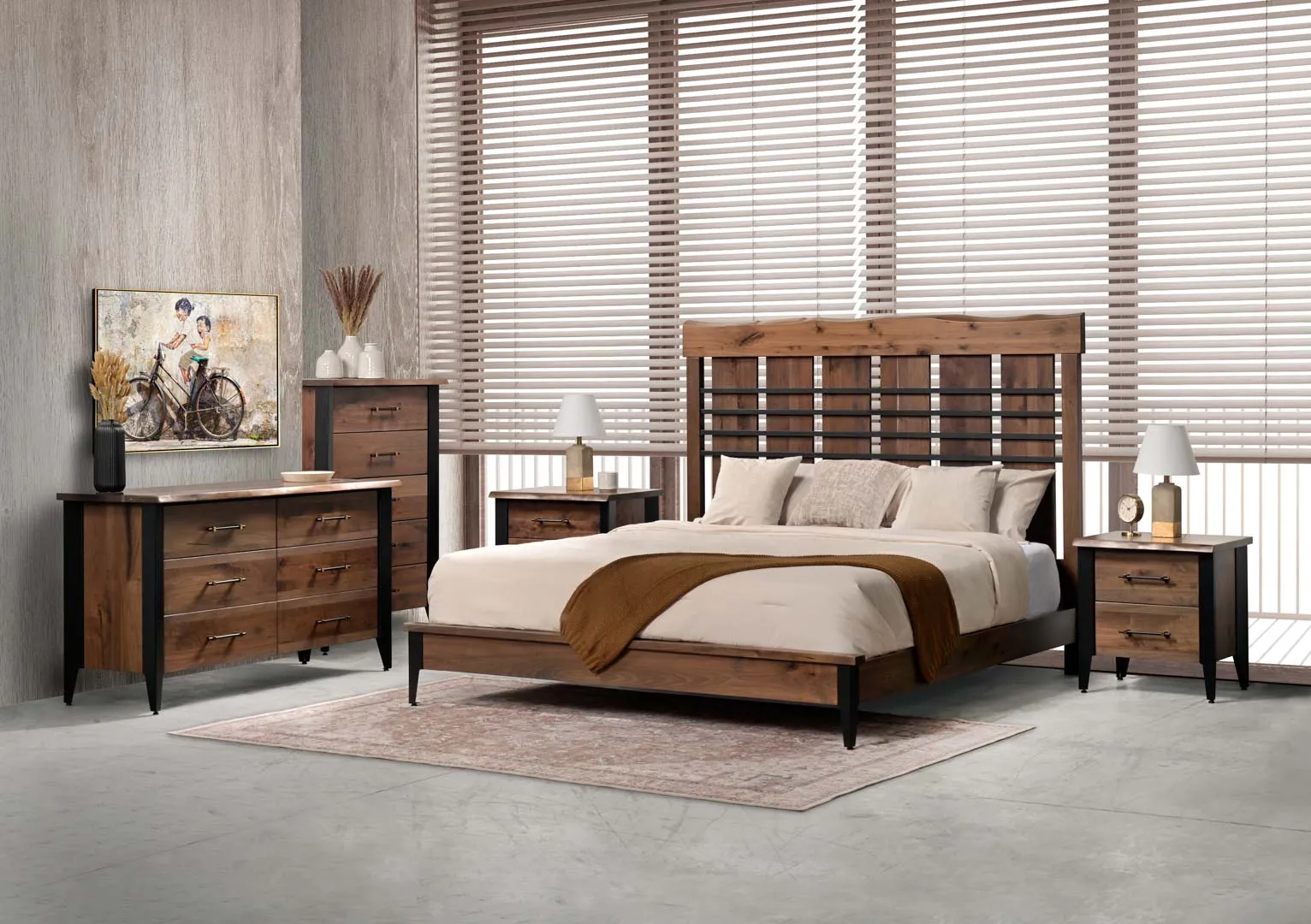 QW Amish Uptown 2 Drawer Nightstand - Image 3