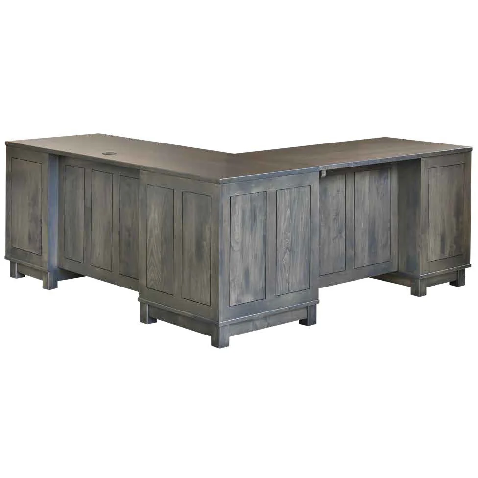 QW Amish Urban Office L-Shape Desk w/ Optional Hutch - Image 2