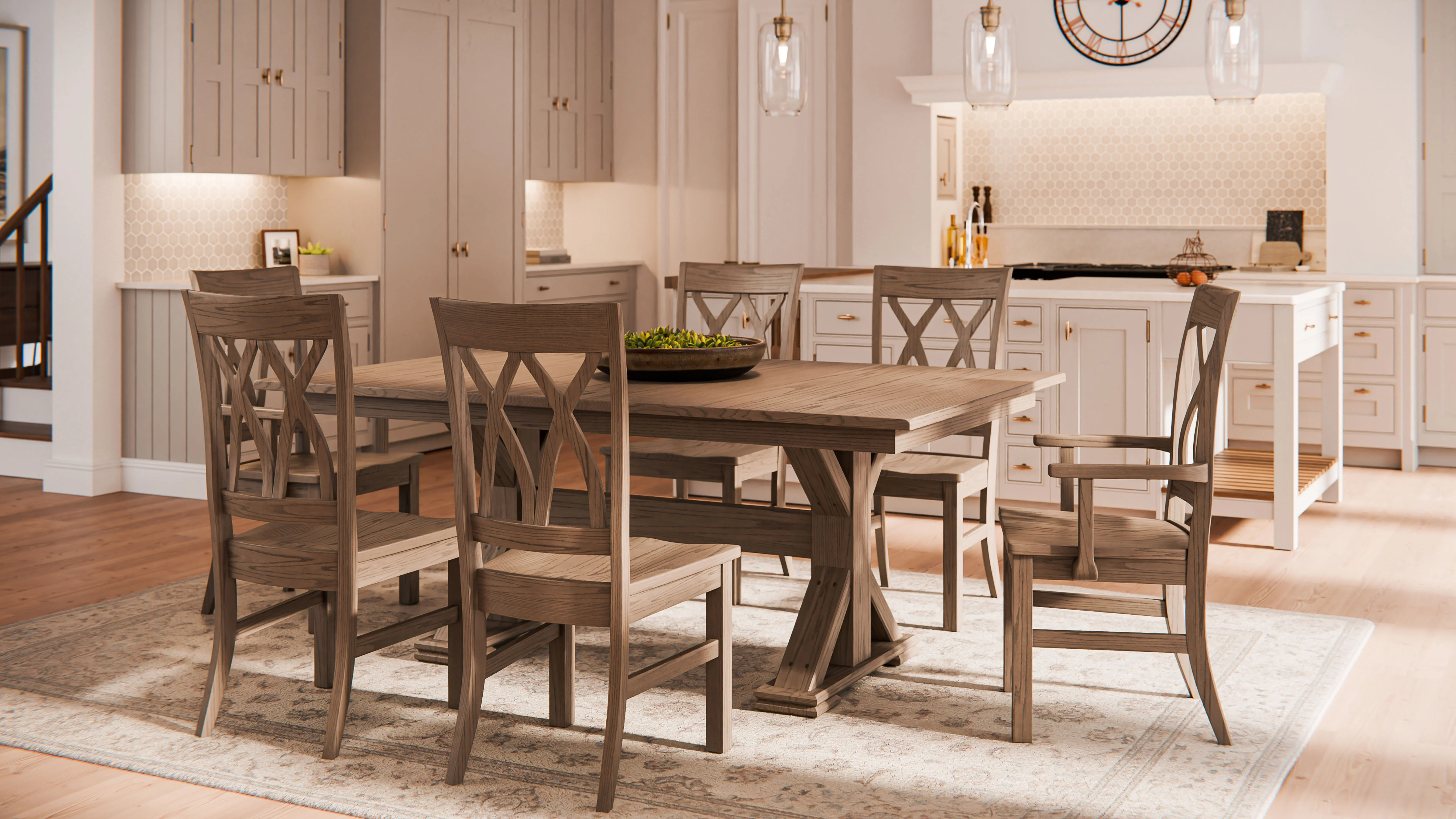 QW Amish Kula 'X-Base' Table - Image 3