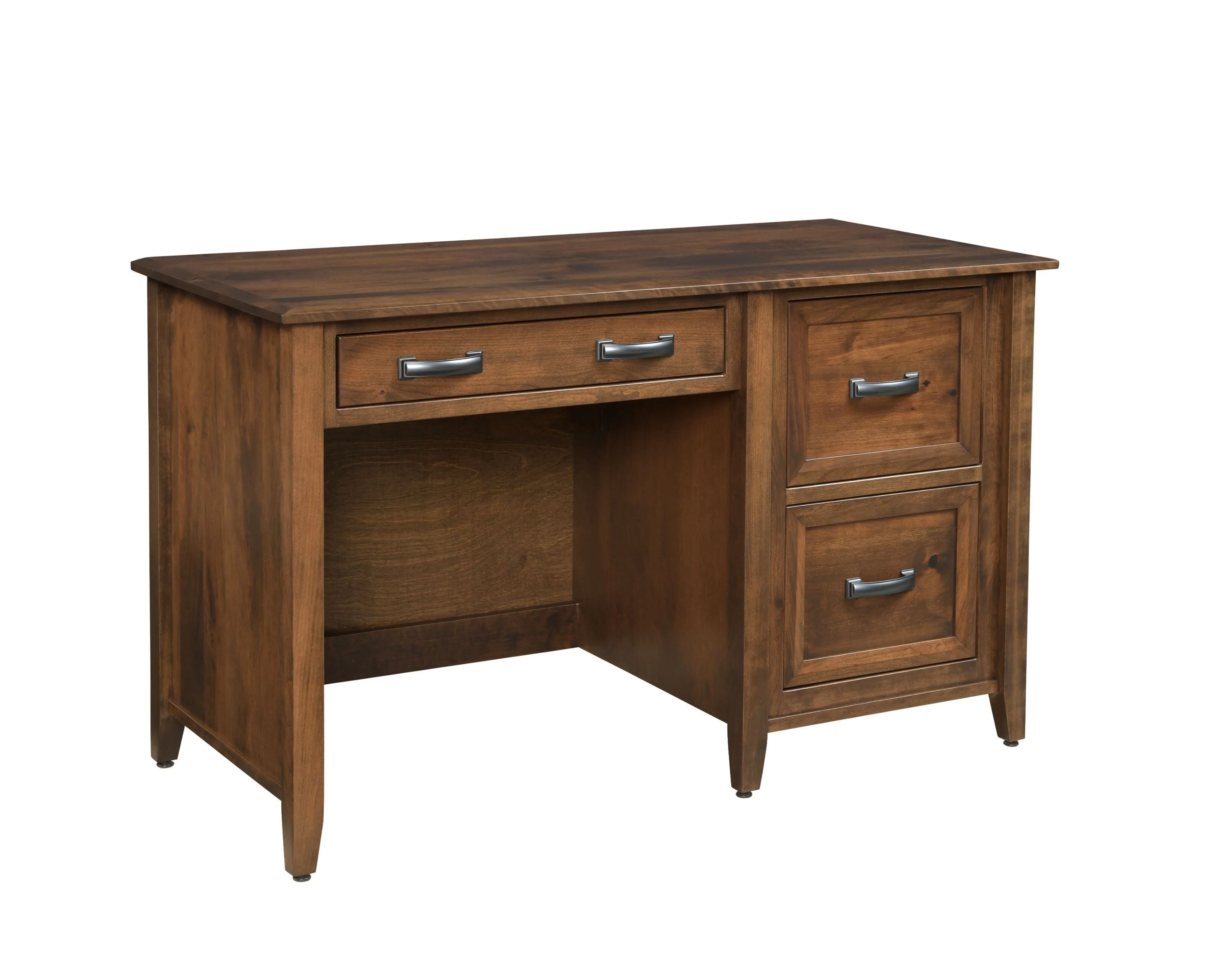 QW Amish Ventura Single Pedestal Desk w/ Optional Hutch - Image 3