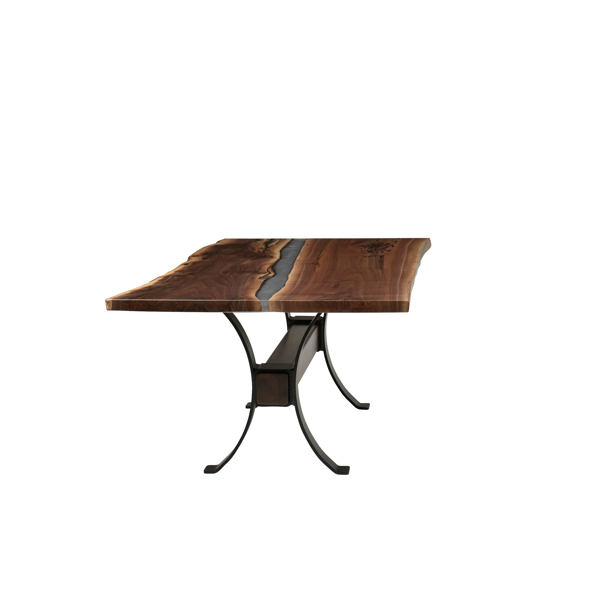 QW Amish Vermillion River Epoxy Dining Table - Image 18