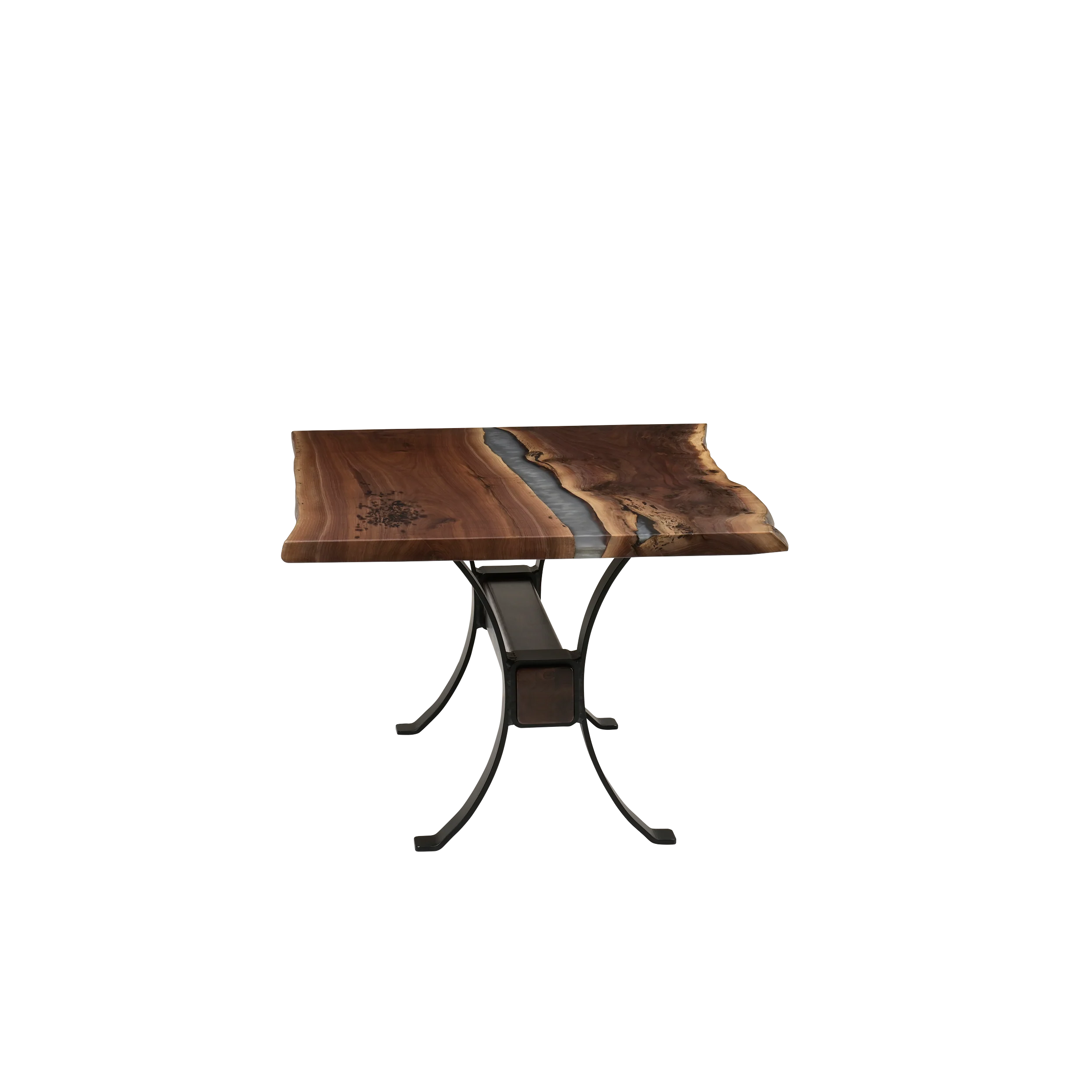 QW Amish Vermillion River Epoxy Dining Table - Image 35
