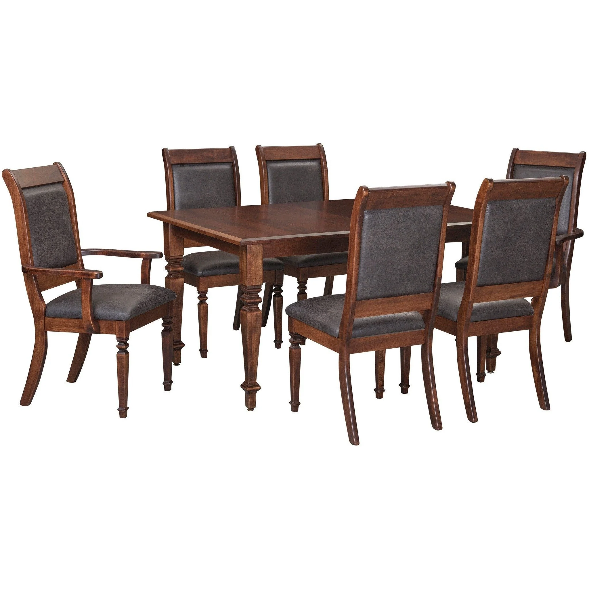 QW Amish Victorian Leg Table - Image 2