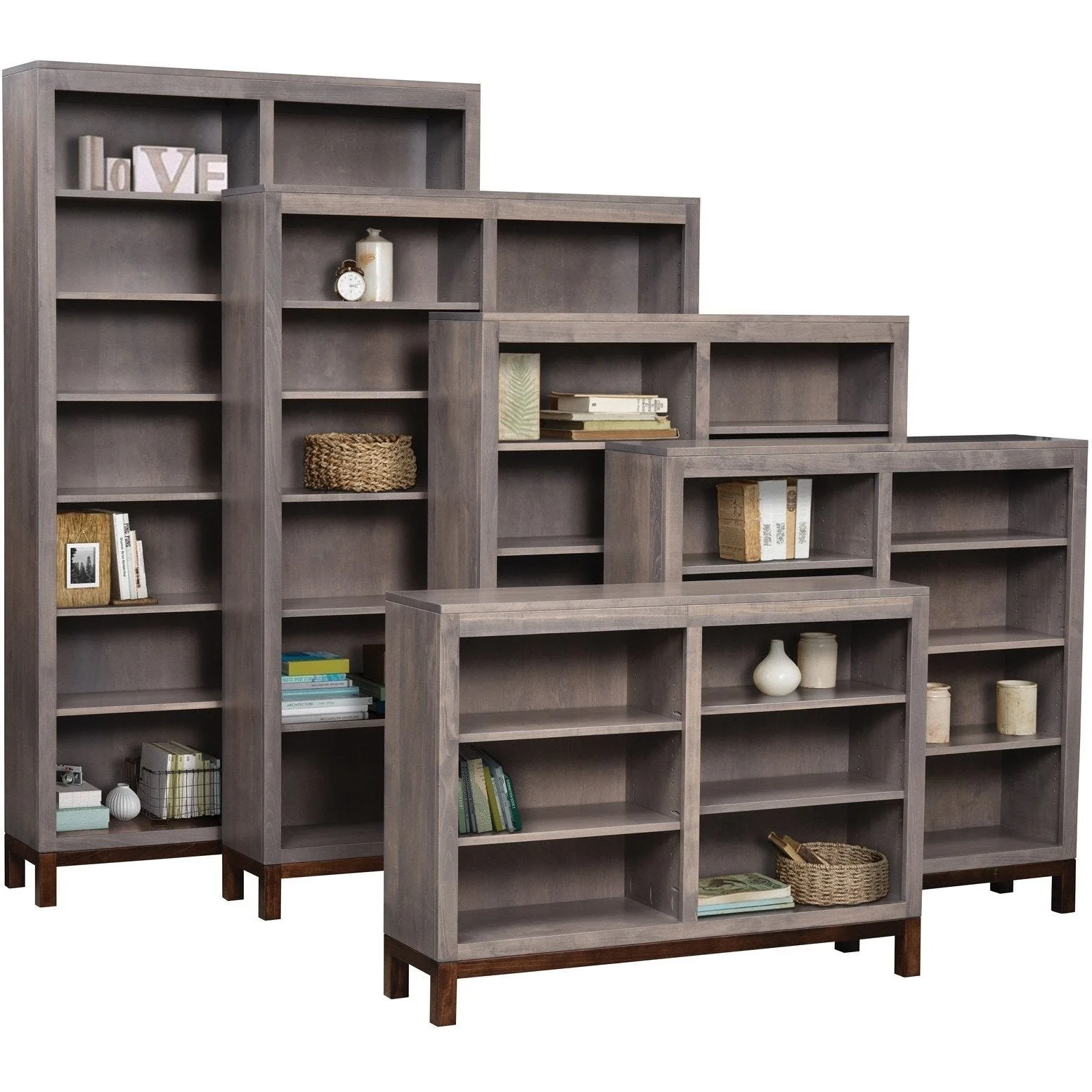 QW Amish Vienna Bookcase 48" Width