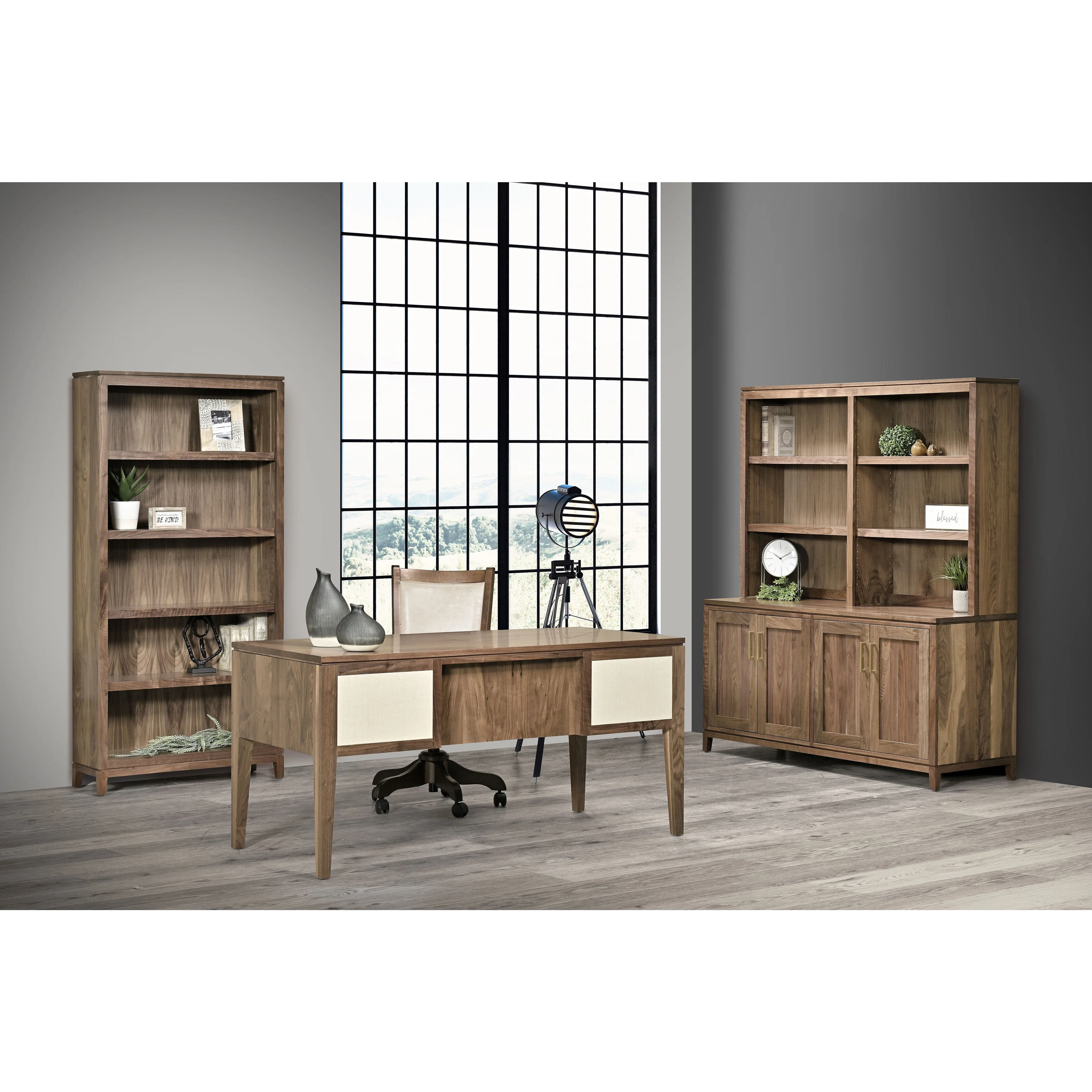 QW Amish Villa Double Door Base & Optional Hutch - Image 2