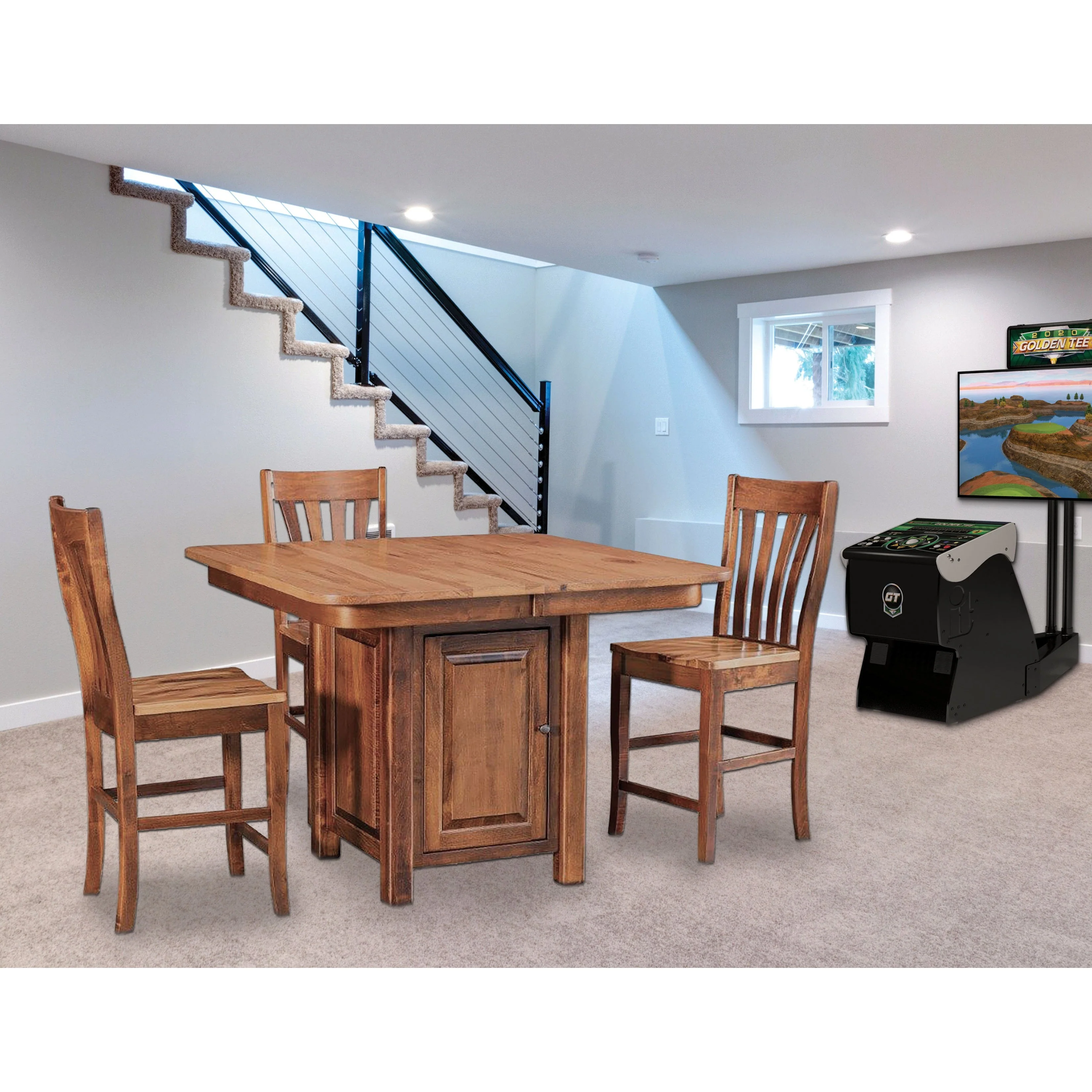 QW Amish Vista Bar Chair - Image 2