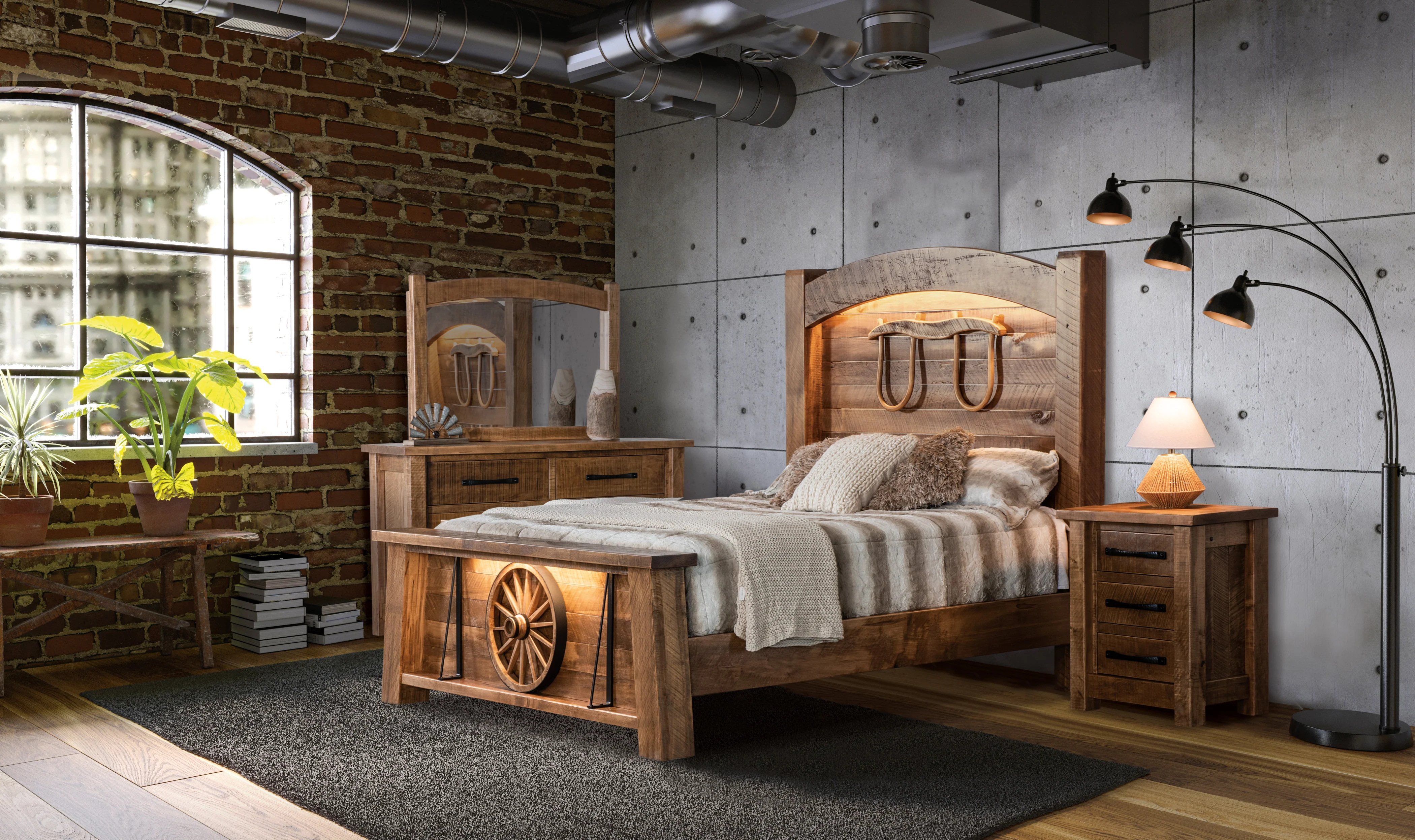 QW Amish Vogen Bed - Image 2