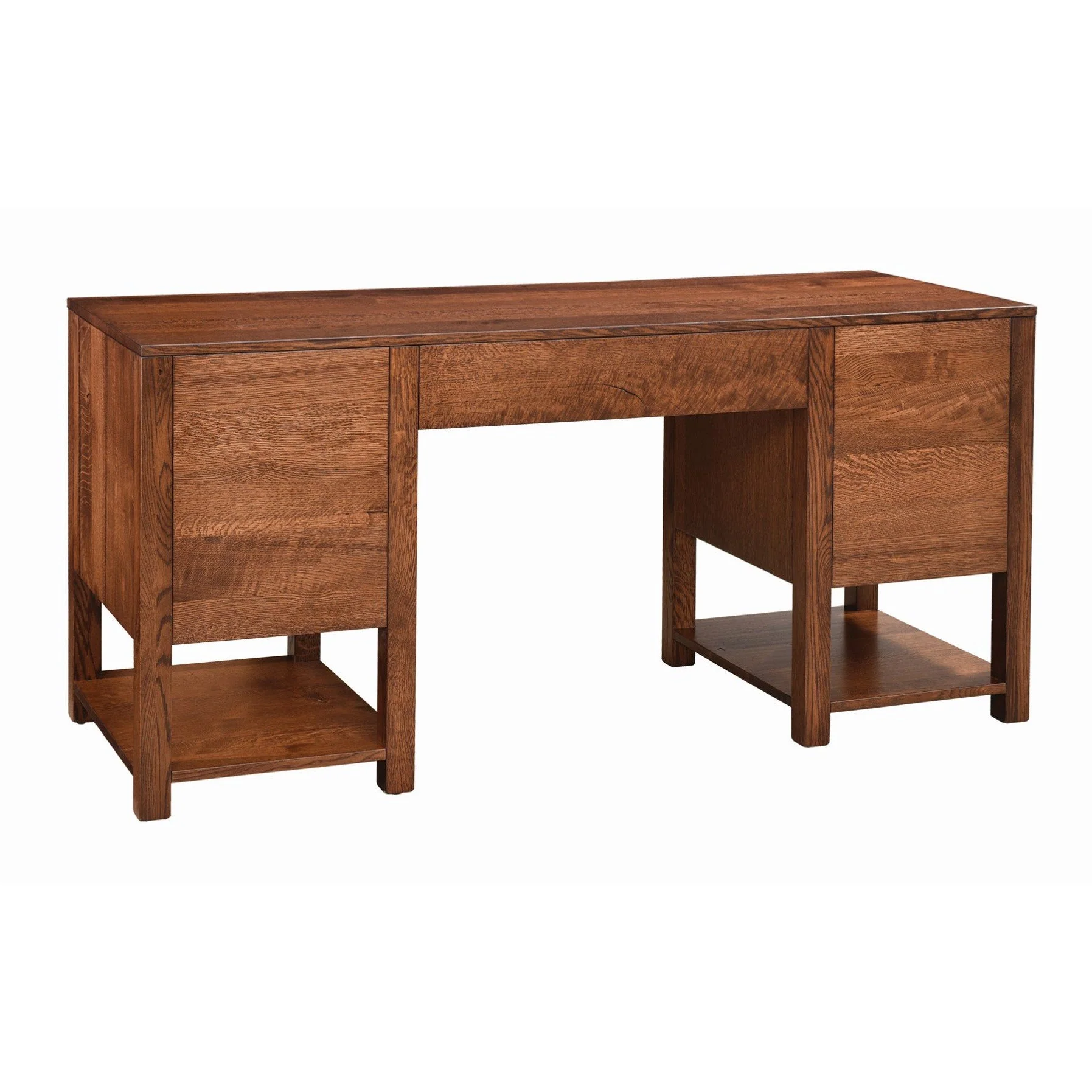 QW Amish Wakefield Double Pedestal Desk - Image 2