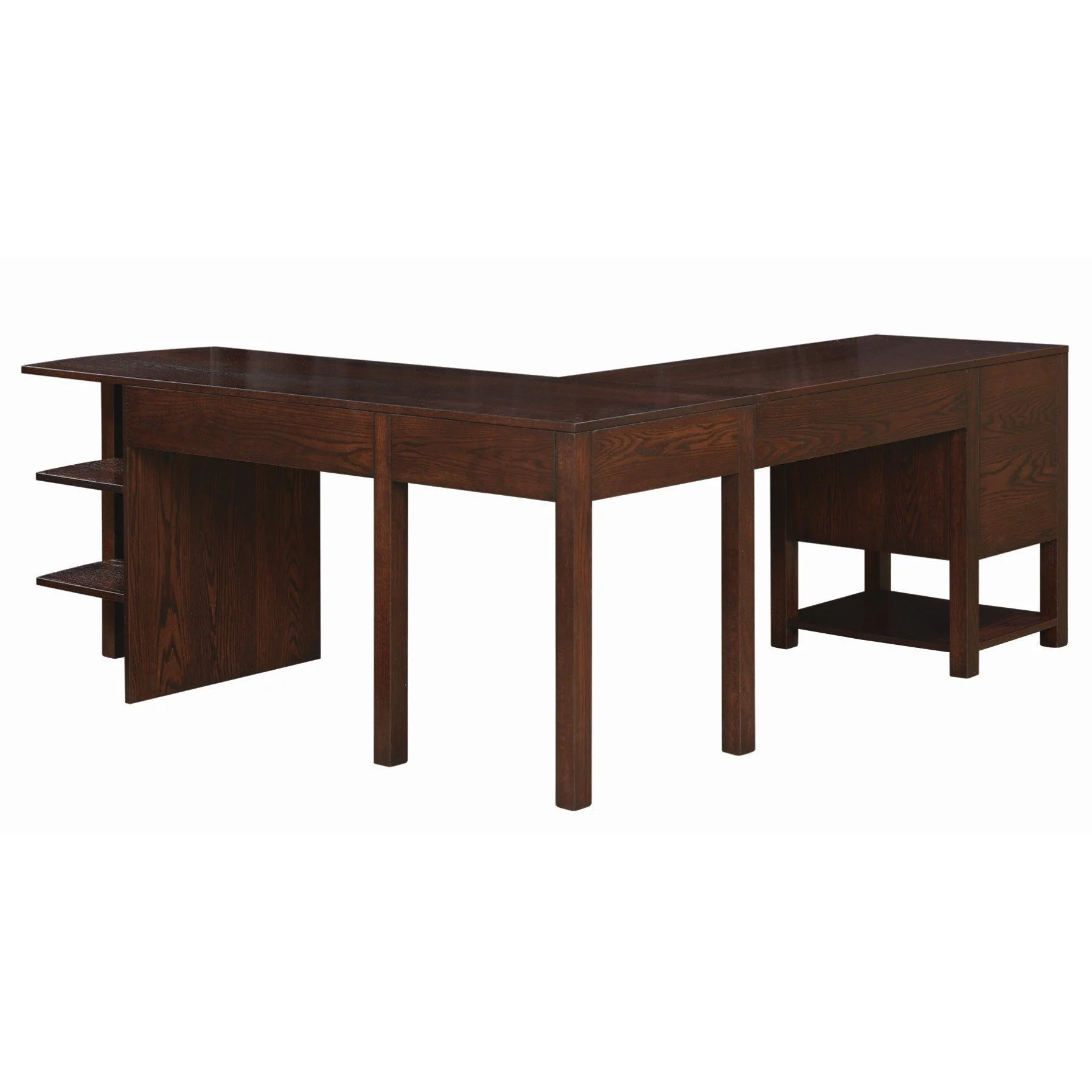 QW Amish Wakefield L Desk w/ Optional Hutch - Image 4