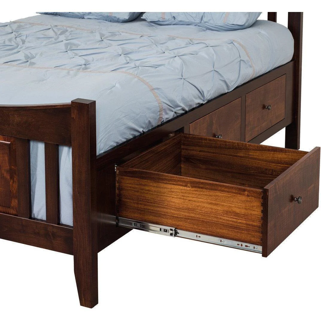 QW Amish Princeton Storage Bed - Image 2