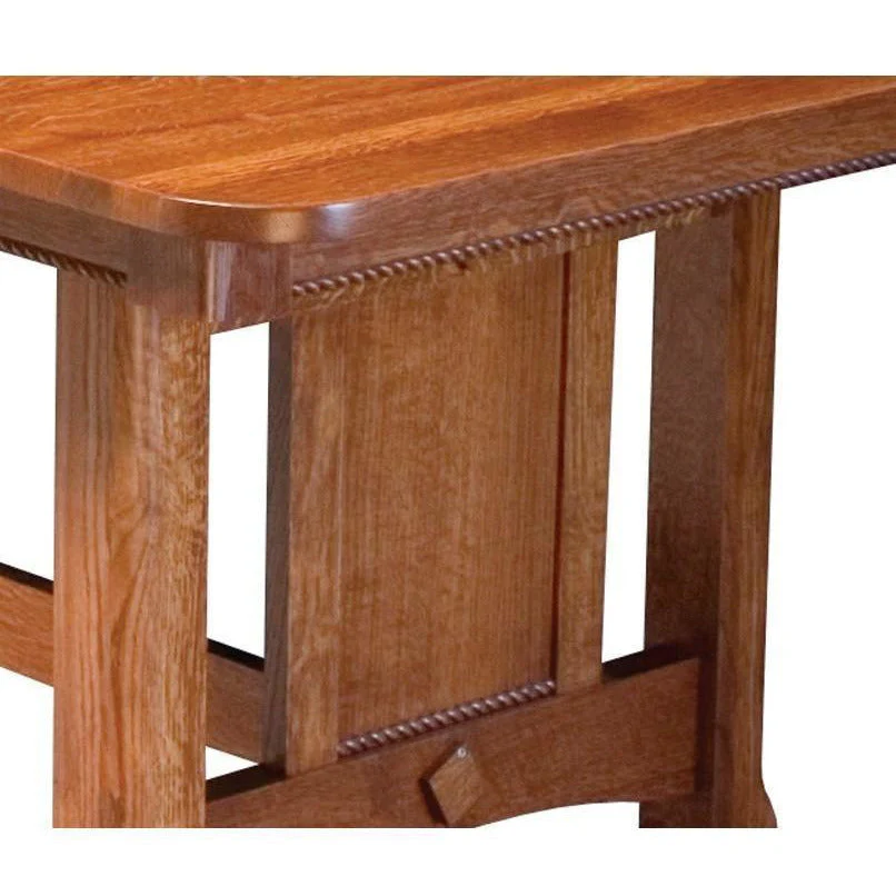 QW Amish West Lake Trestle Table - Image 2