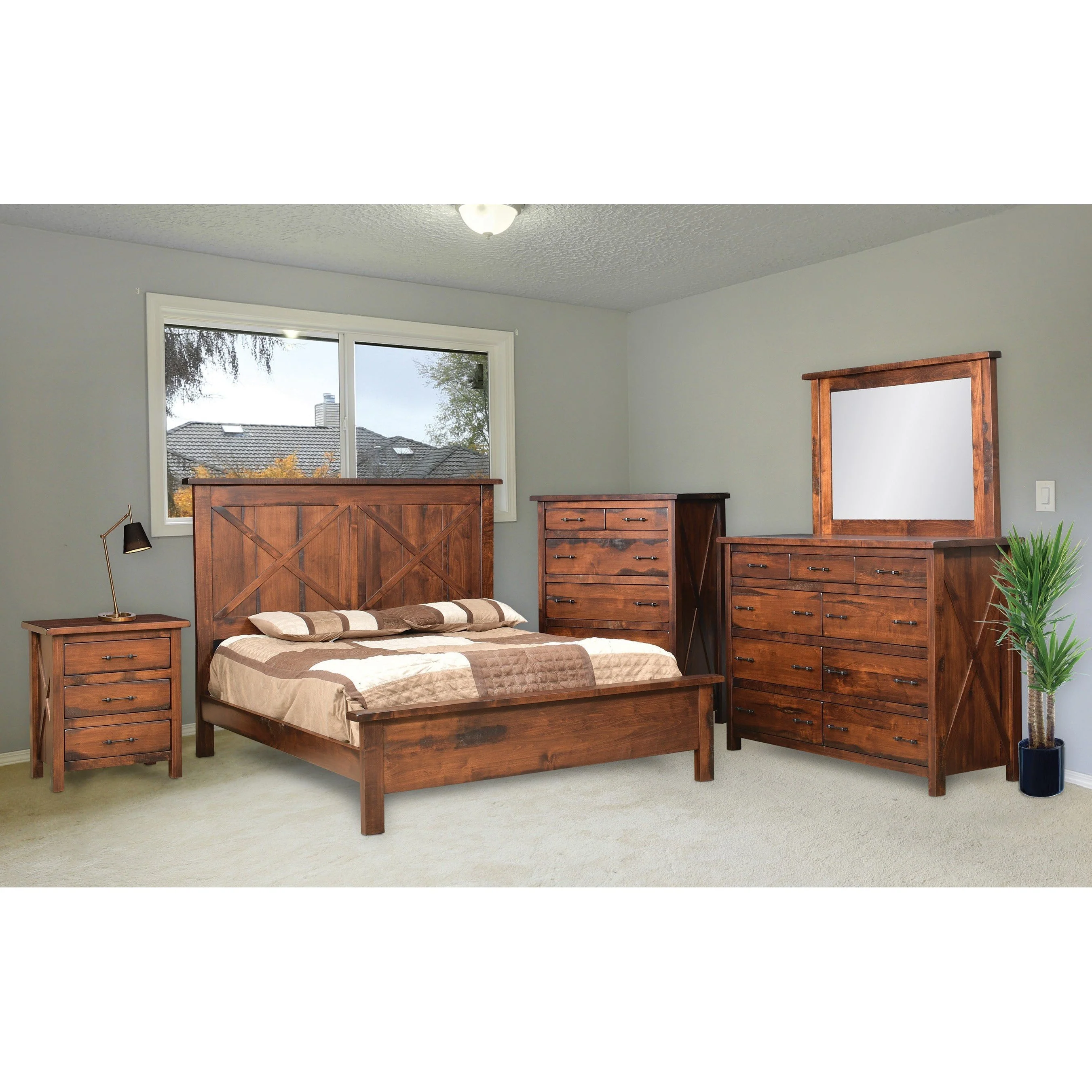 QW Amish Wildwood Superior Bed - Image 3