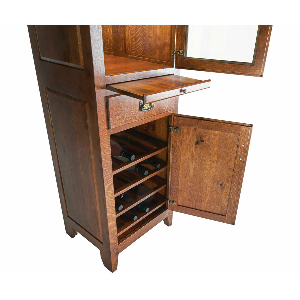 QW Amish Willow Wine Cabinet - Image 2