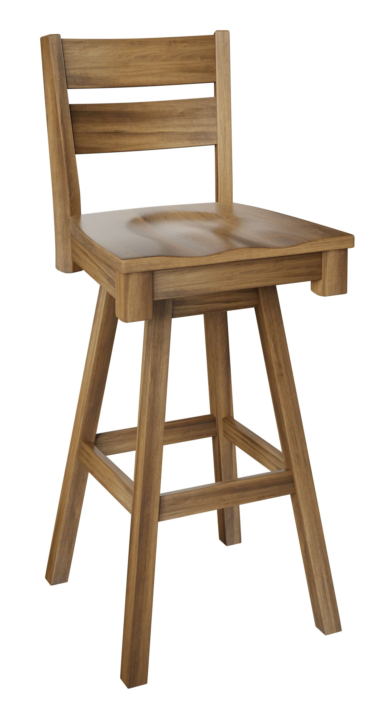 QW Amish Winston Swivel Bar Chair - Image 2