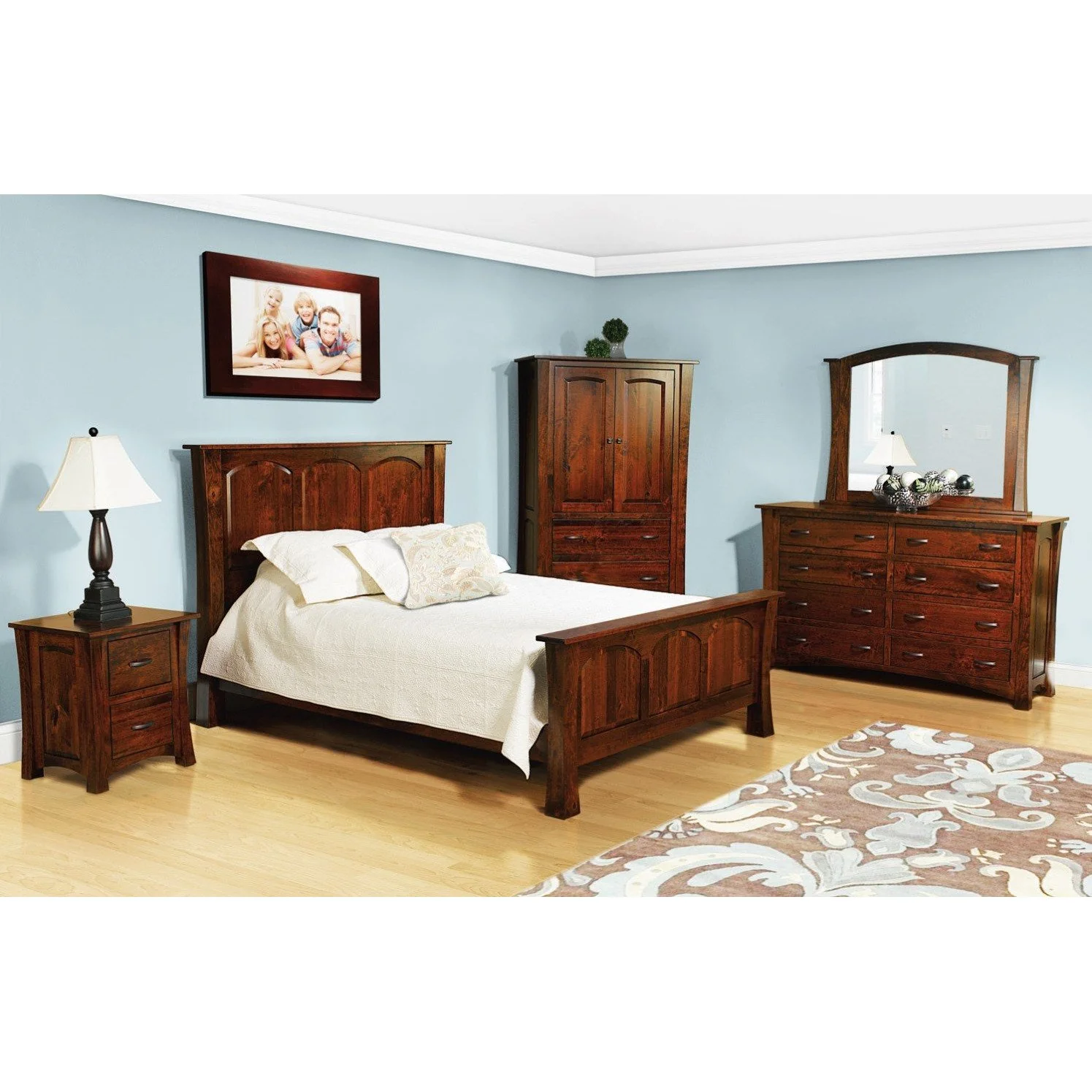 QW Amish Woodbury Armoire - Image 2