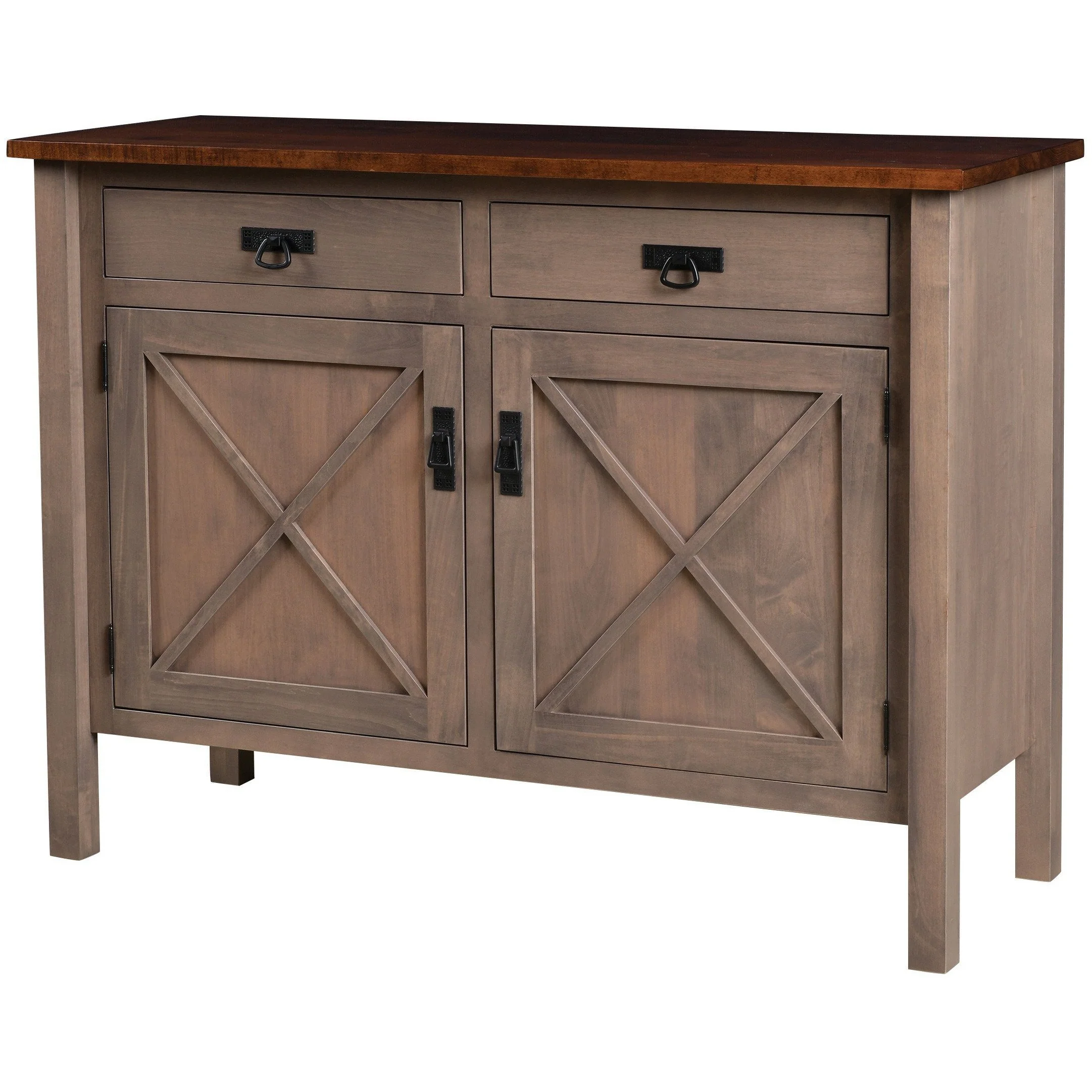 QW Amish 'X' 2 Door Sideboard
