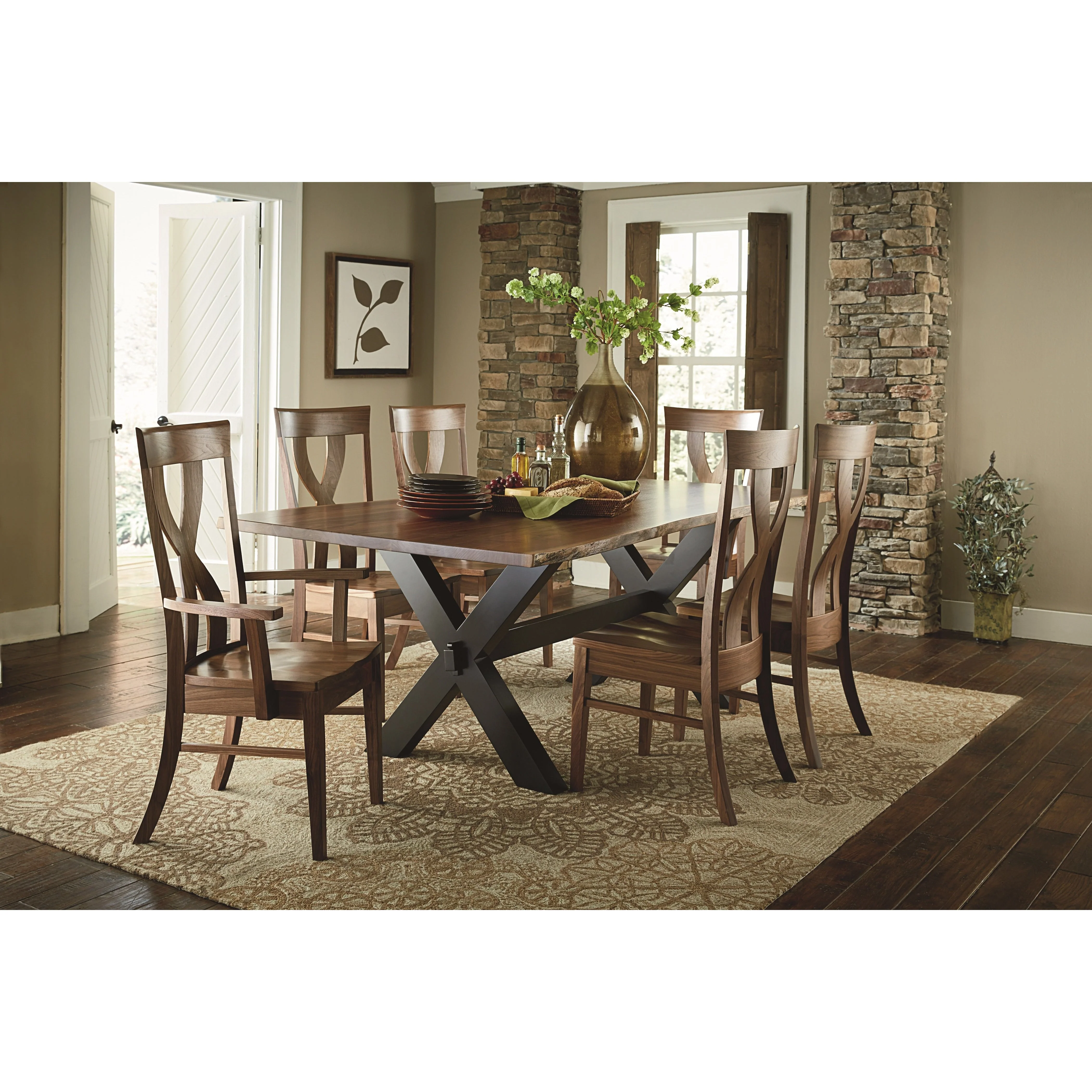 QW Amish Xander Live Edge Table - Image 2