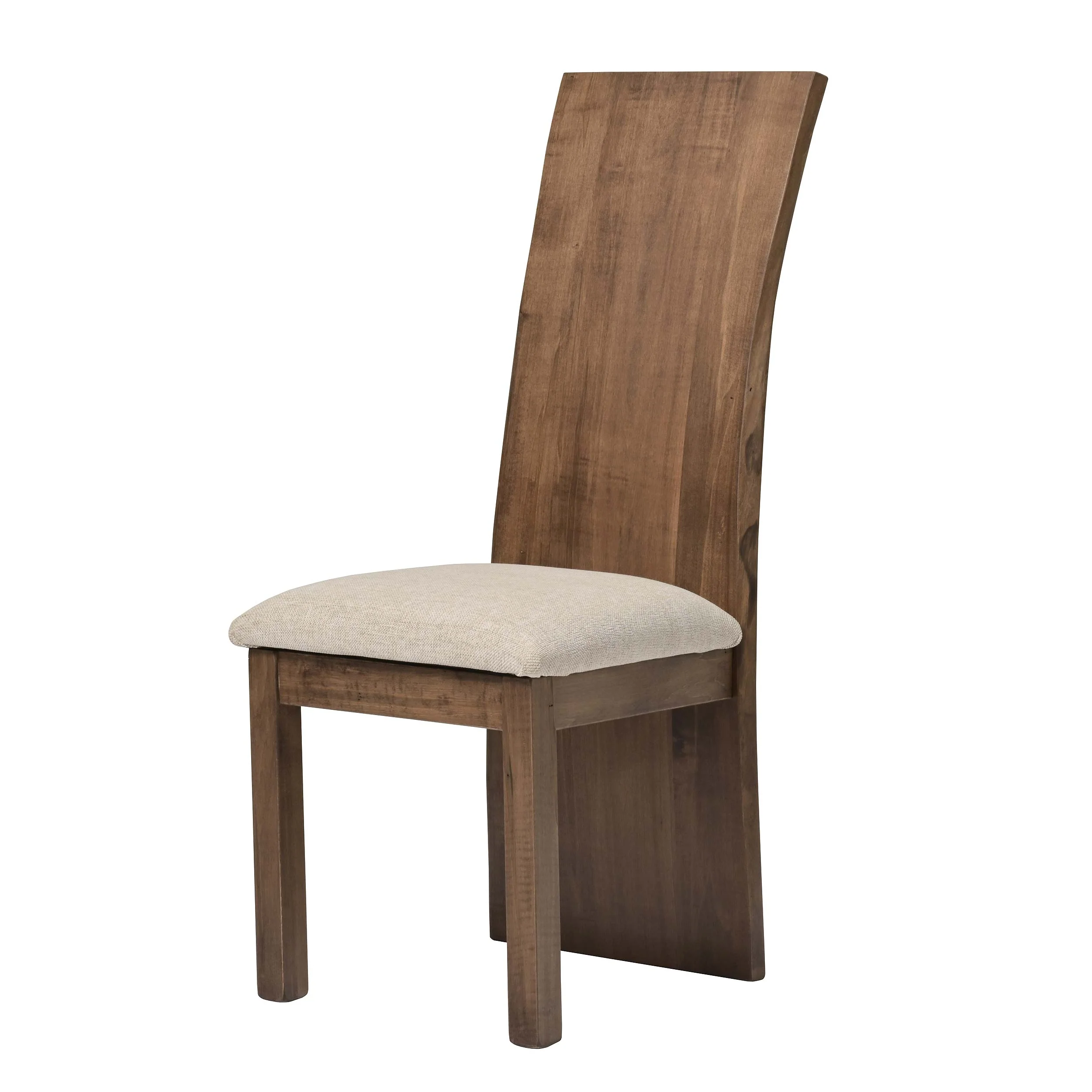 QW Amish Yellowstone Live Edge Side Chair w/ Padded Seat - Image 10