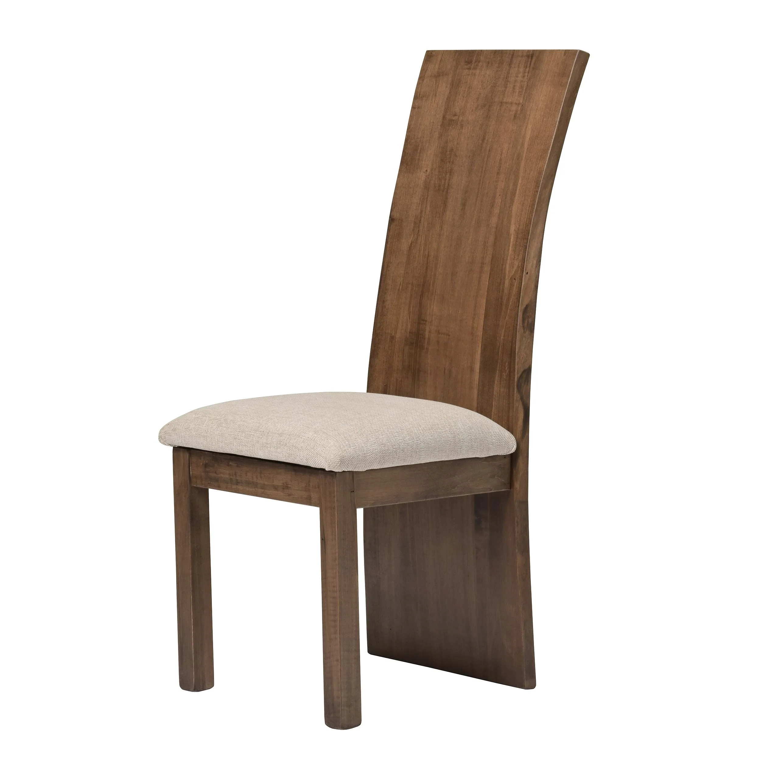 QW Amish Yellowstone Live Edge Side Chair w/ Padded Seat - Image 11