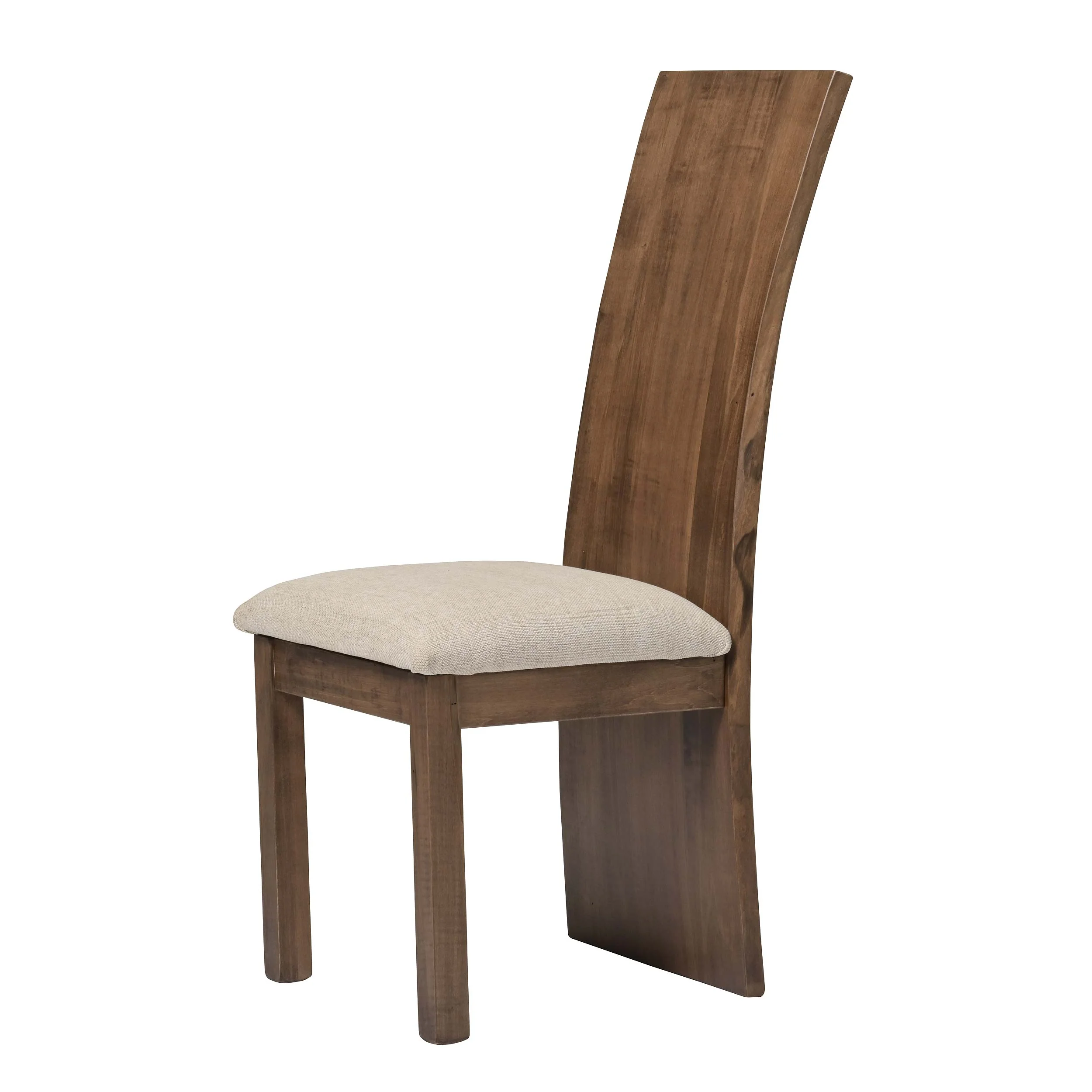 QW Amish Yellowstone Live Edge Side Chair w/ Padded Seat - Image 12