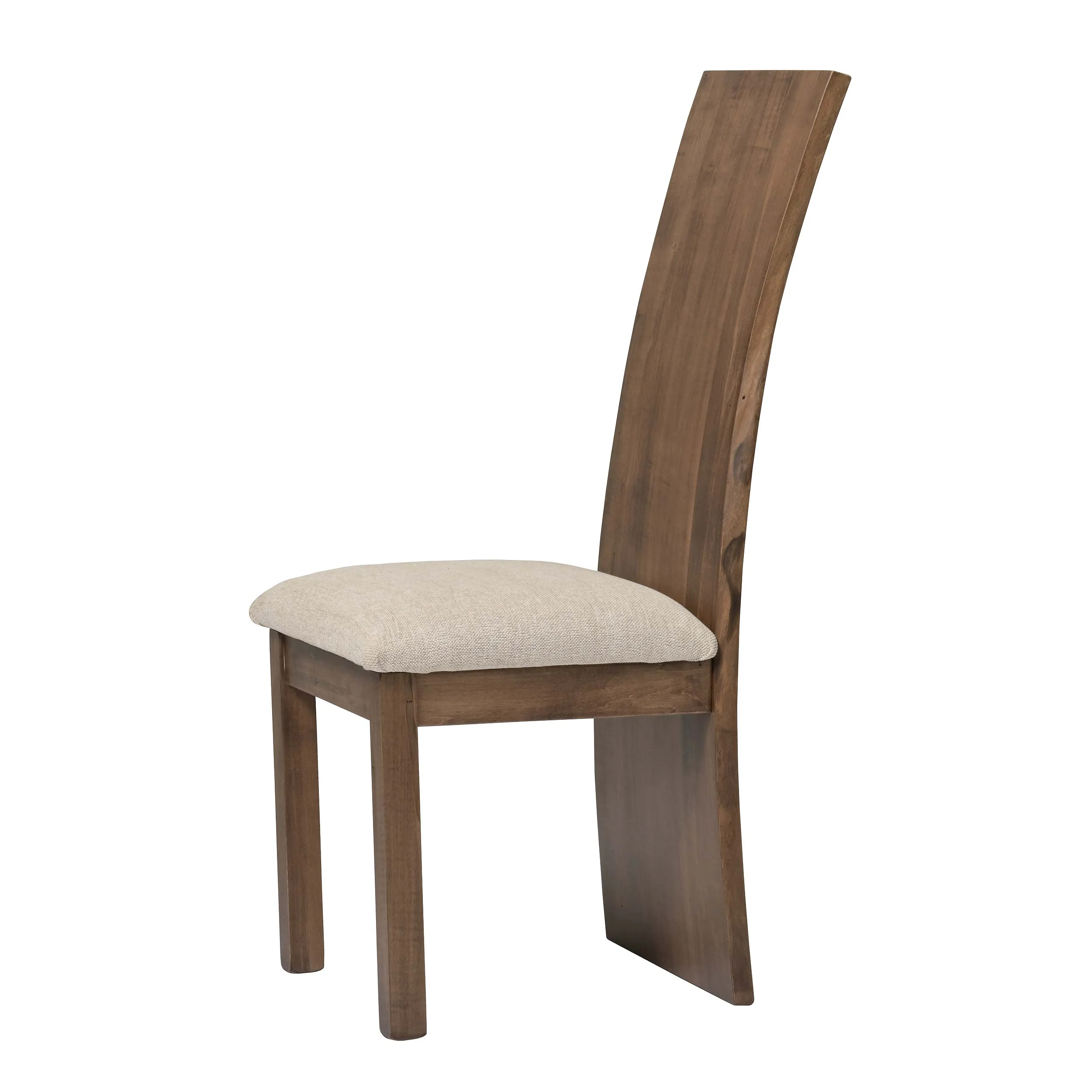 QW Amish Yellowstone Live Edge Side Chair w/ Padded Seat - Image 13