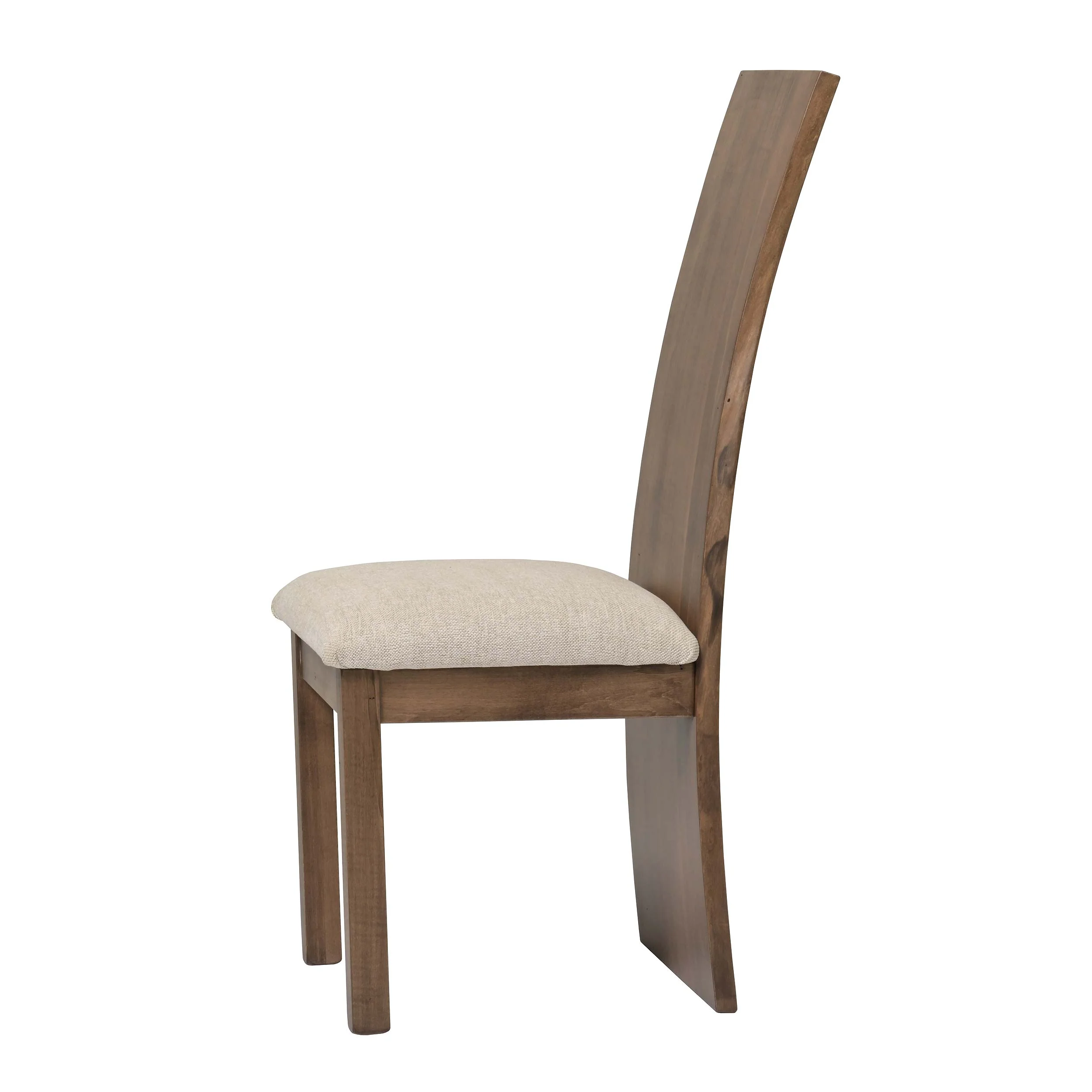 QW Amish Yellowstone Live Edge Side Chair w/ Padded Seat - Image 14