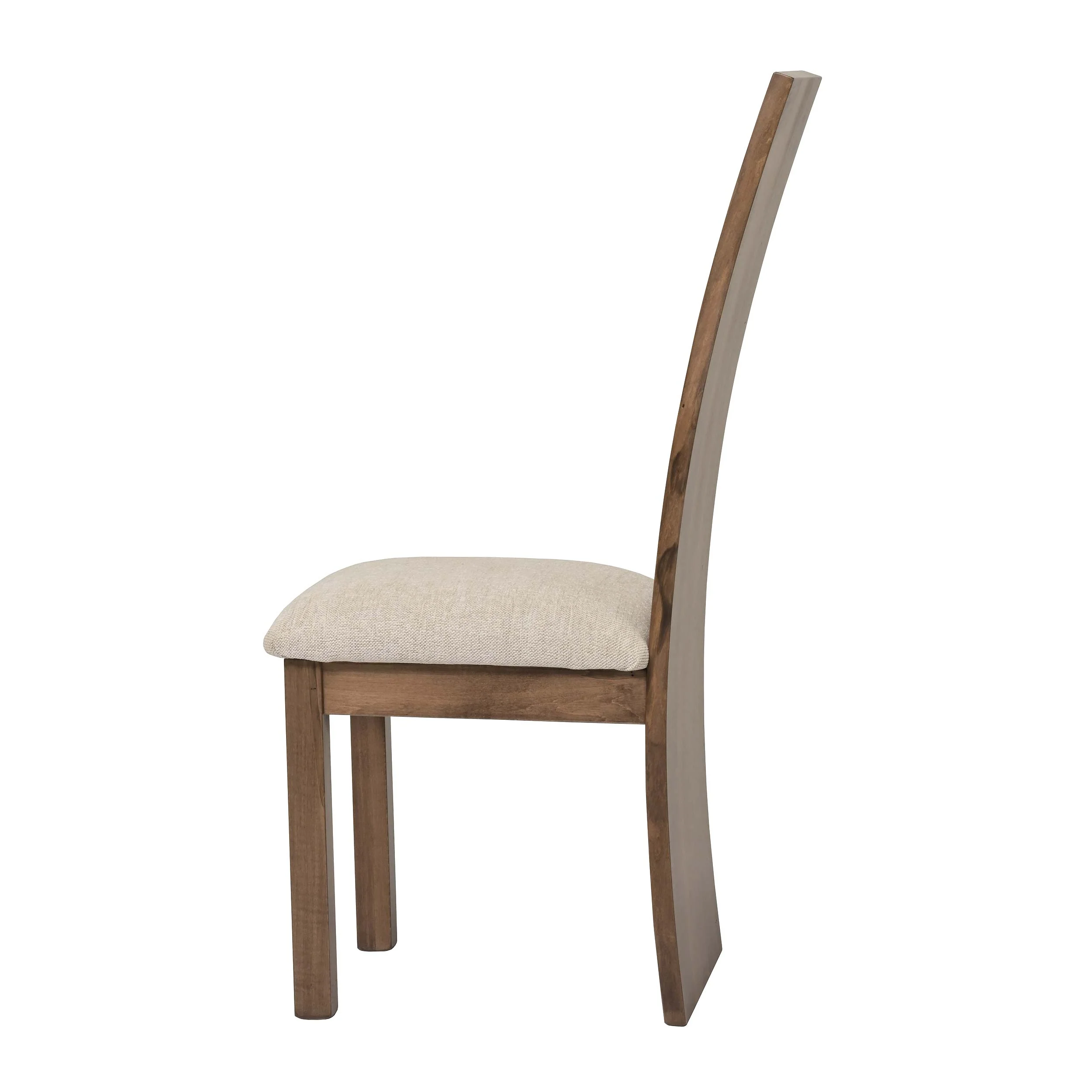 QW Amish Yellowstone Live Edge Side Chair w/ Padded Seat - Image 16