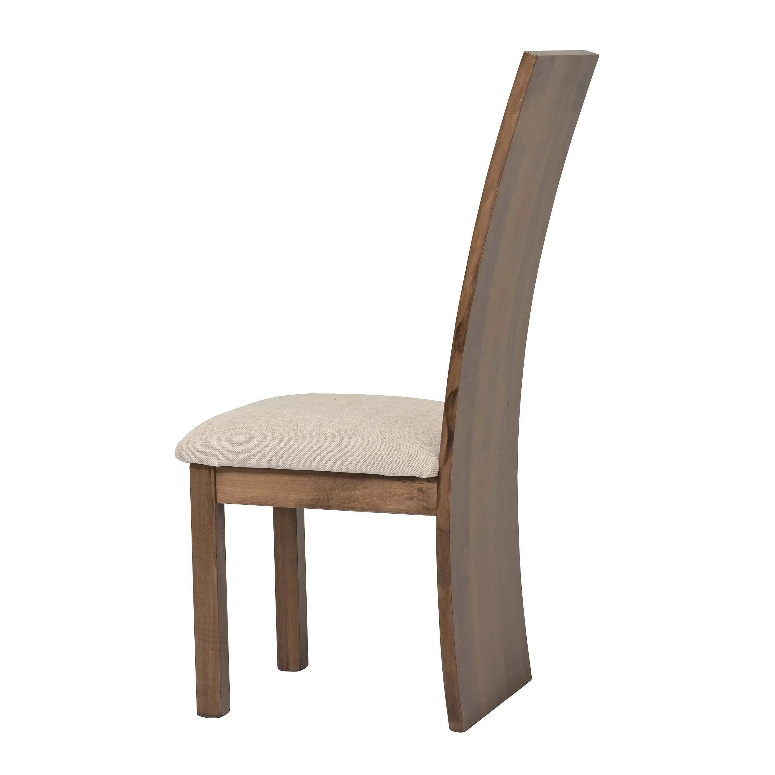 QW Amish Yellowstone Live Edge Side Chair w/ Padded Seat - Image 17