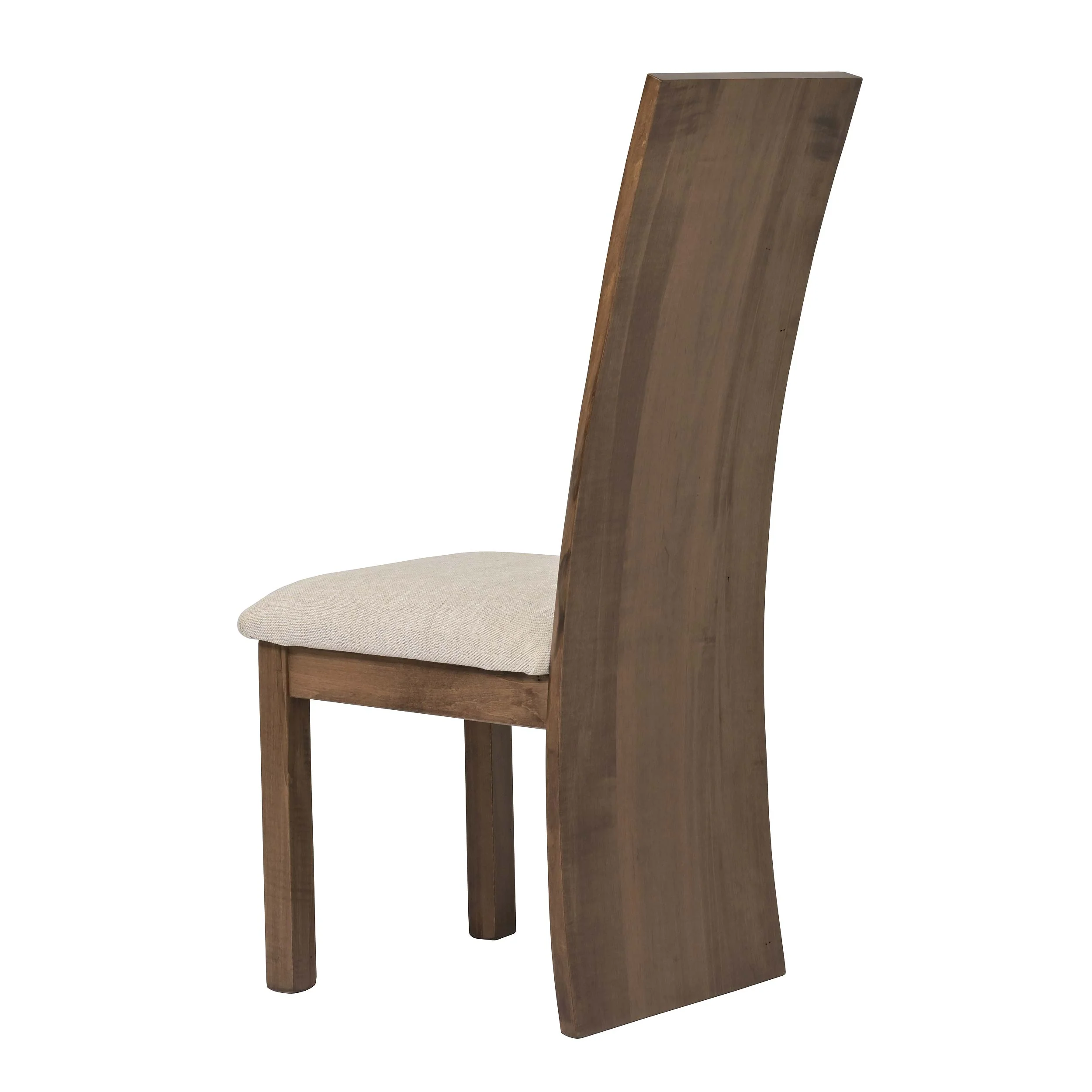 QW Amish Yellowstone Live Edge Side Chair w/ Padded Seat - Image 19