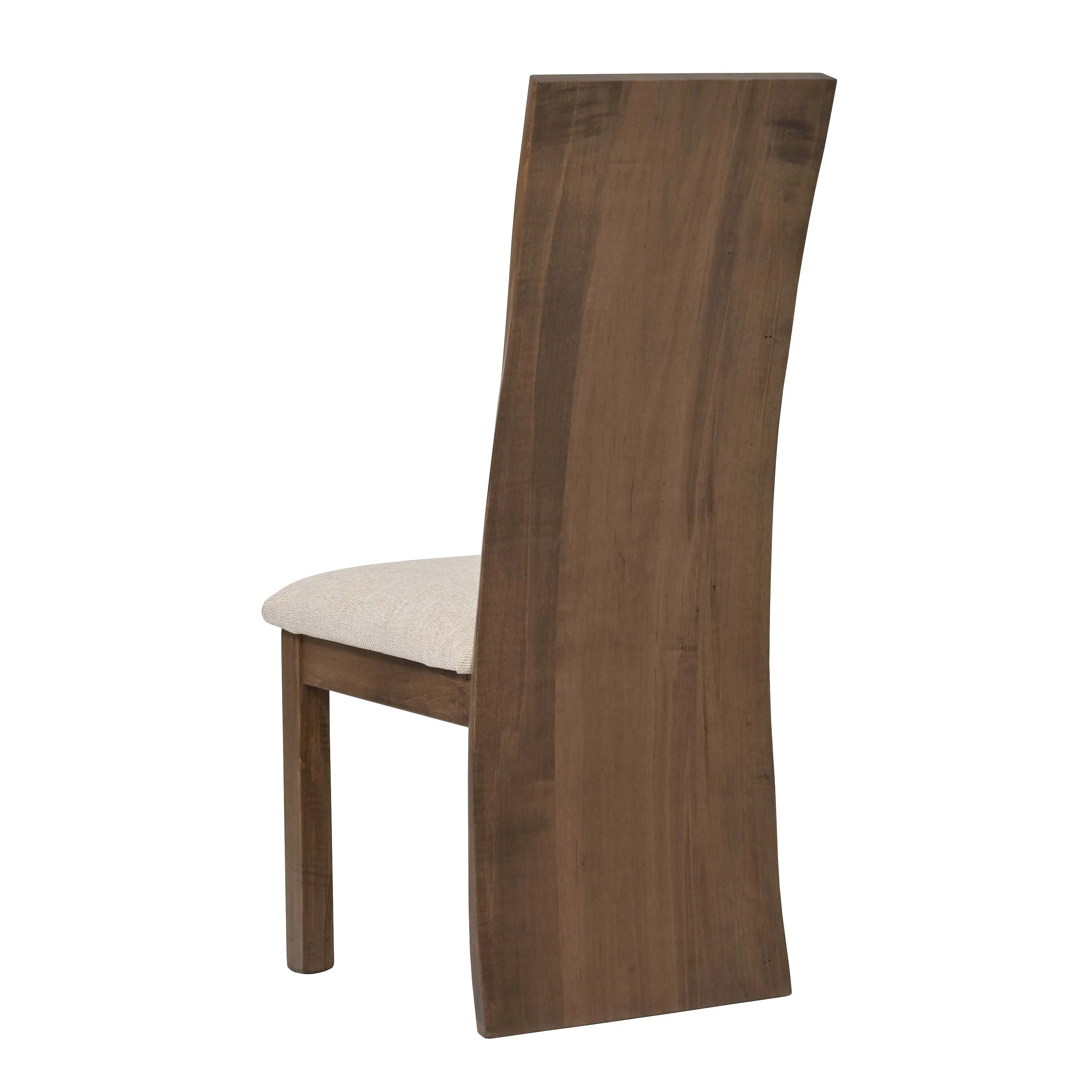 QW Amish Yellowstone Live Edge Side Chair w/ Padded Seat - Image 21