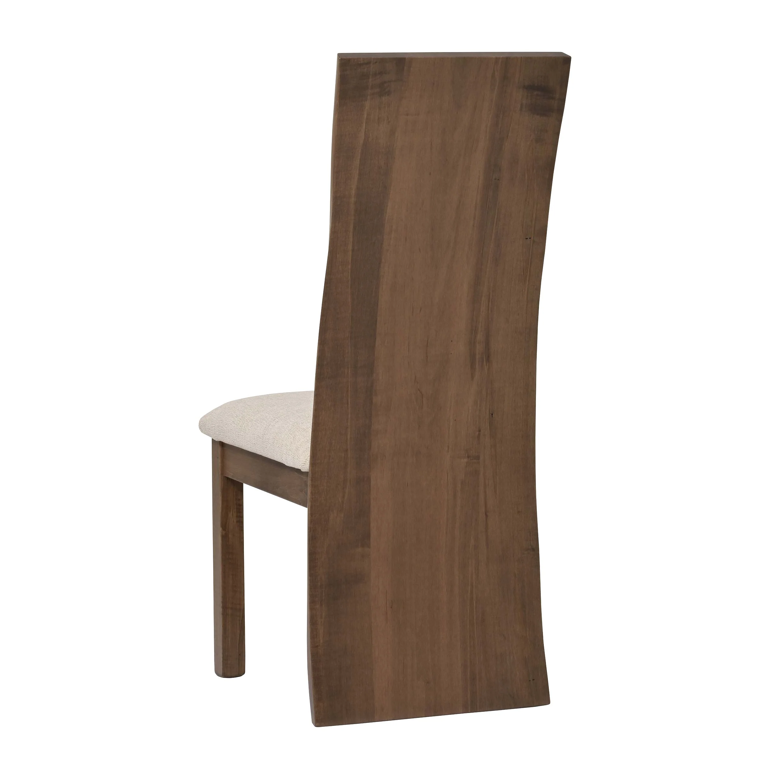 QW Amish Yellowstone Live Edge Side Chair w/ Padded Seat - Image 22