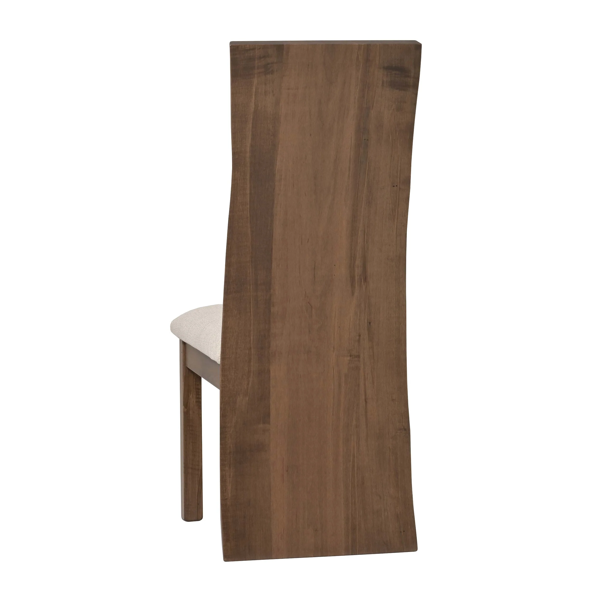 QW Amish Yellowstone Live Edge Side Chair w/ Padded Seat - Image 23