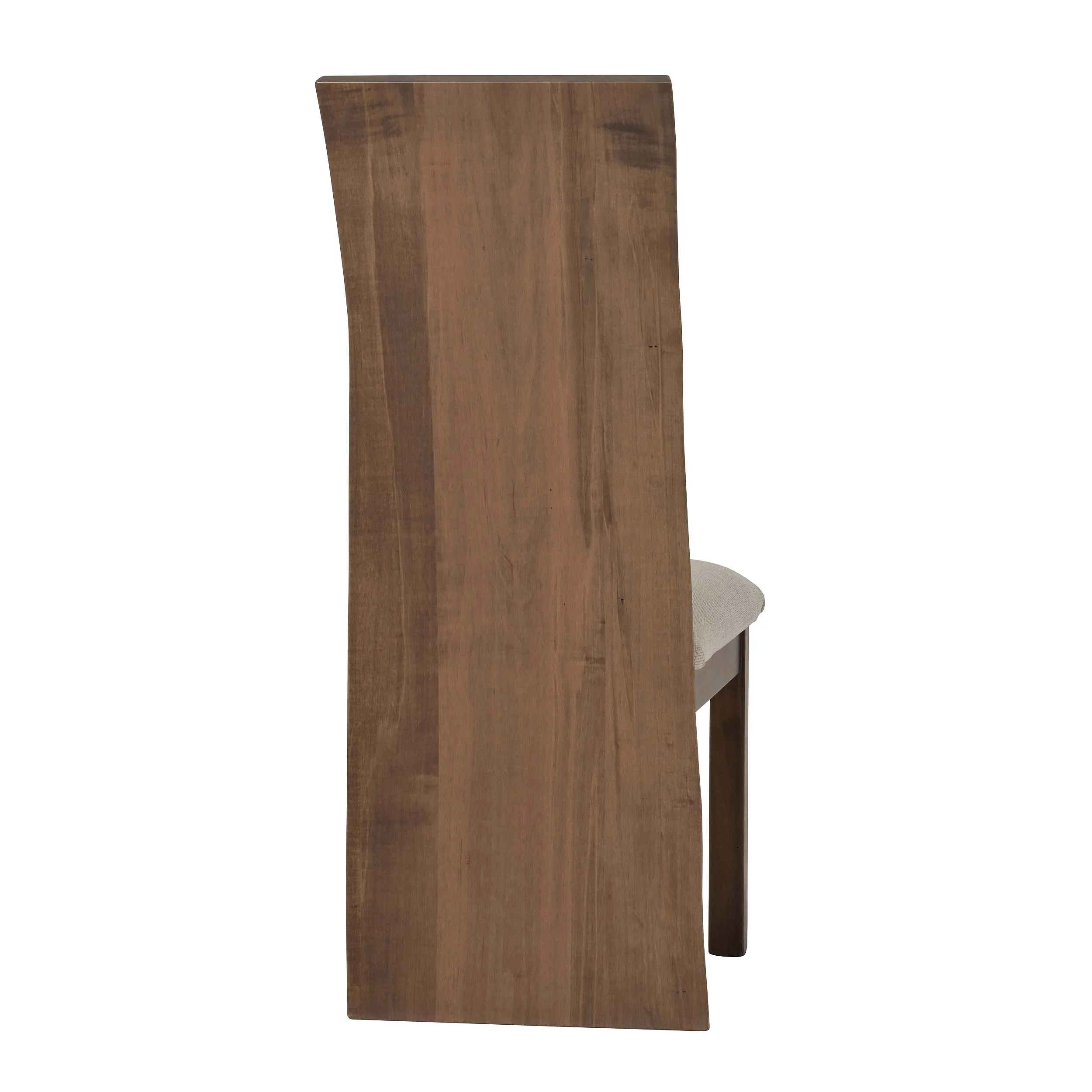 QW Amish Yellowstone Live Edge Side Chair w/ Padded Seat - Image 25