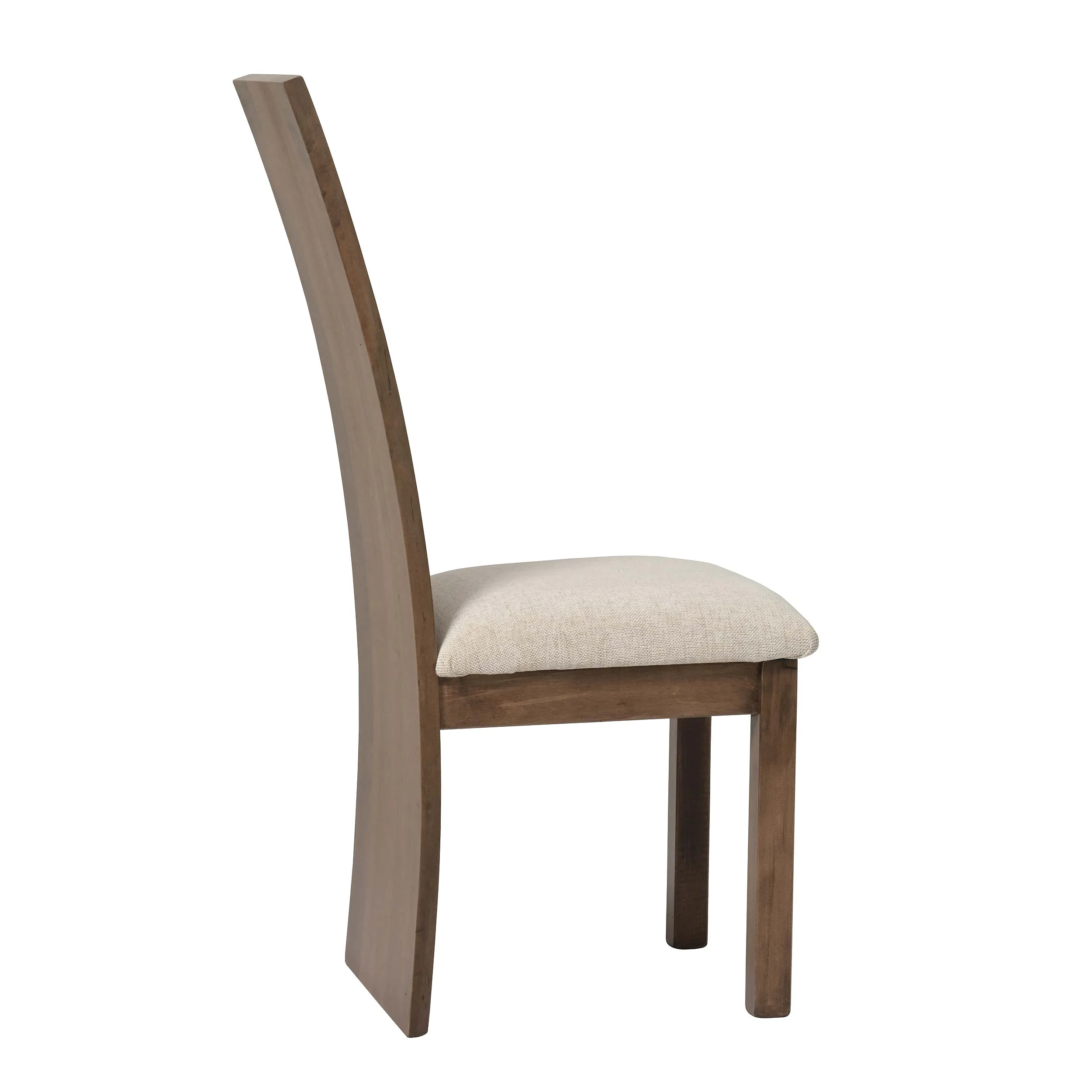QW Amish Yellowstone Live Edge Side Chair w/ Padded Seat - Image 32