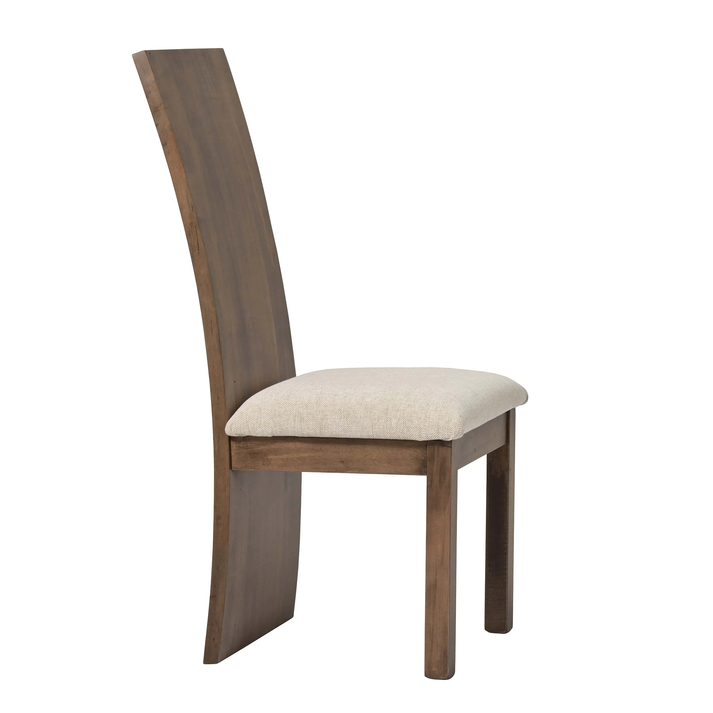 QW Amish Yellowstone Live Edge Side Chair w/ Padded Seat - Image 35