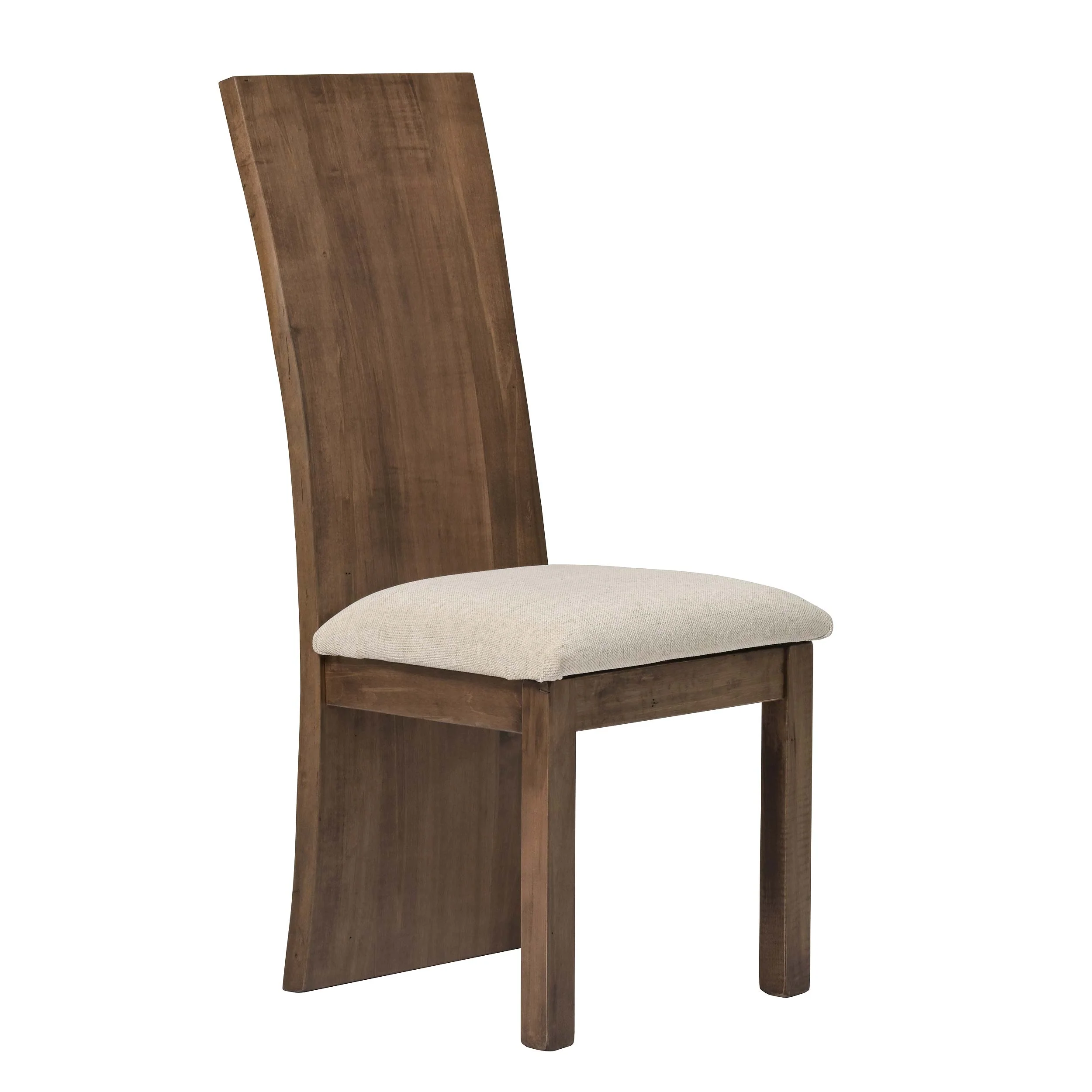 QW Amish Yellowstone Live Edge Side Chair w/ Padded Seat - Image 38