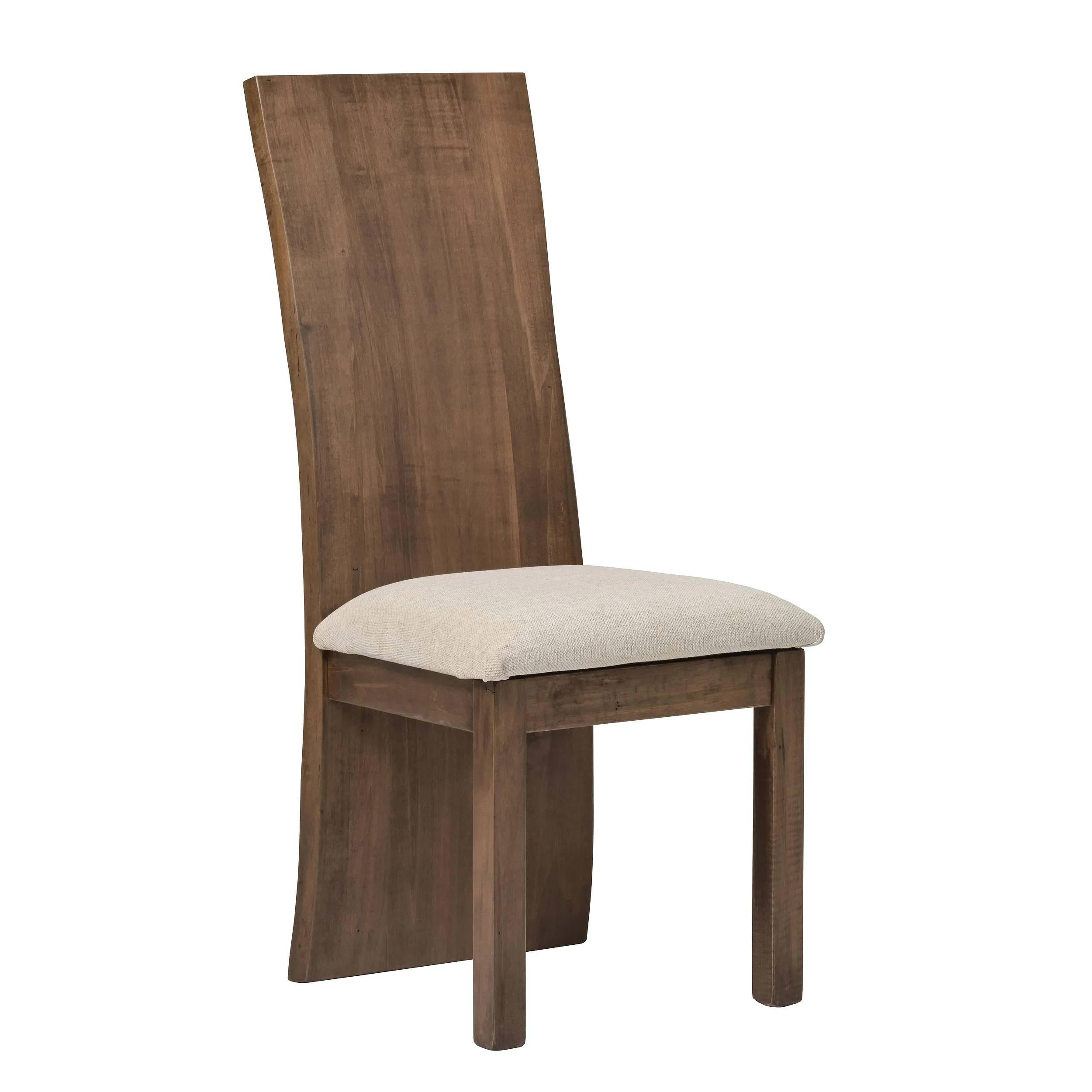 QW Amish Yellowstone Live Edge Side Chair w/ Padded Seat - Image 39