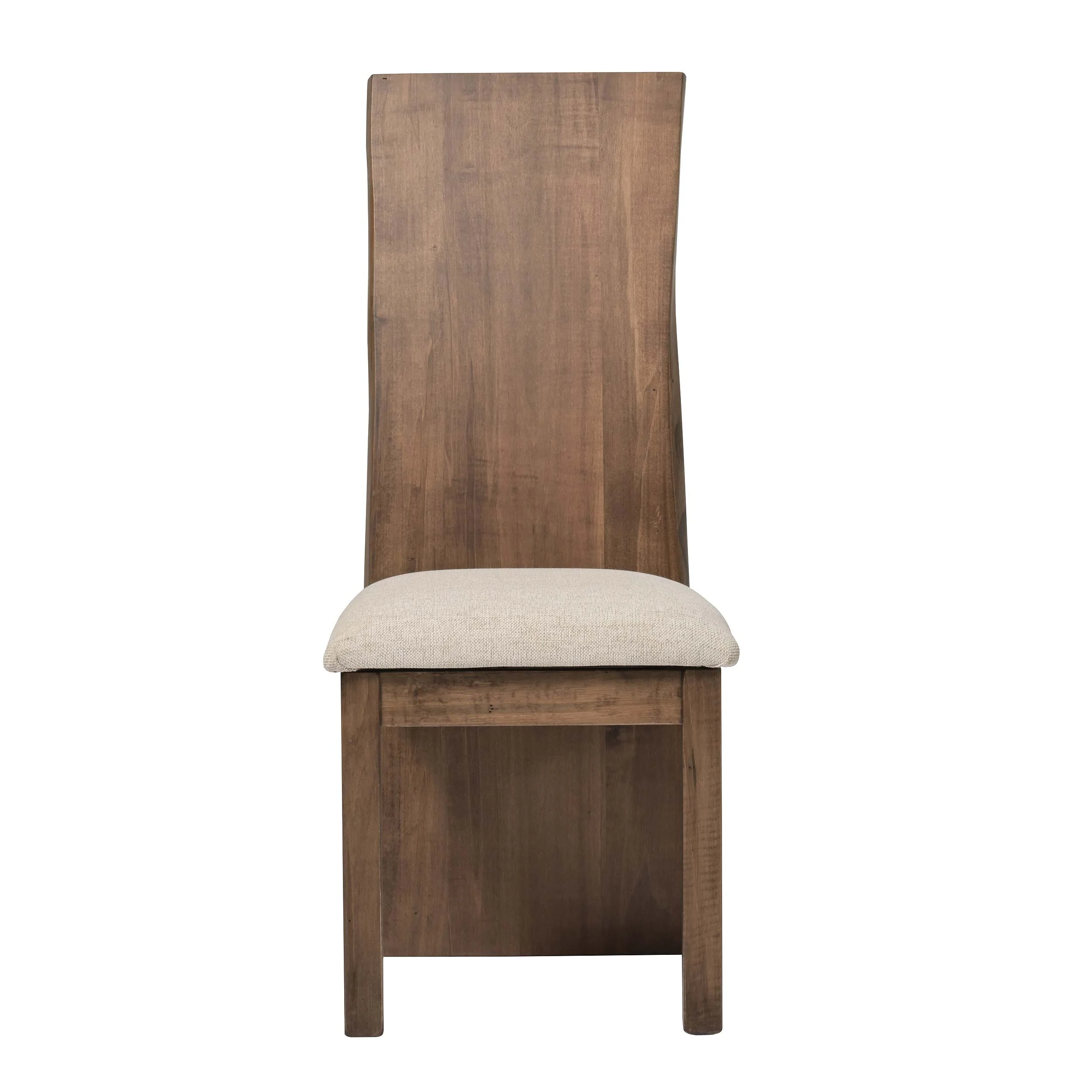 QW Amish Yellowstone Live Edge Side Chair w/ Padded Seat - Image 6