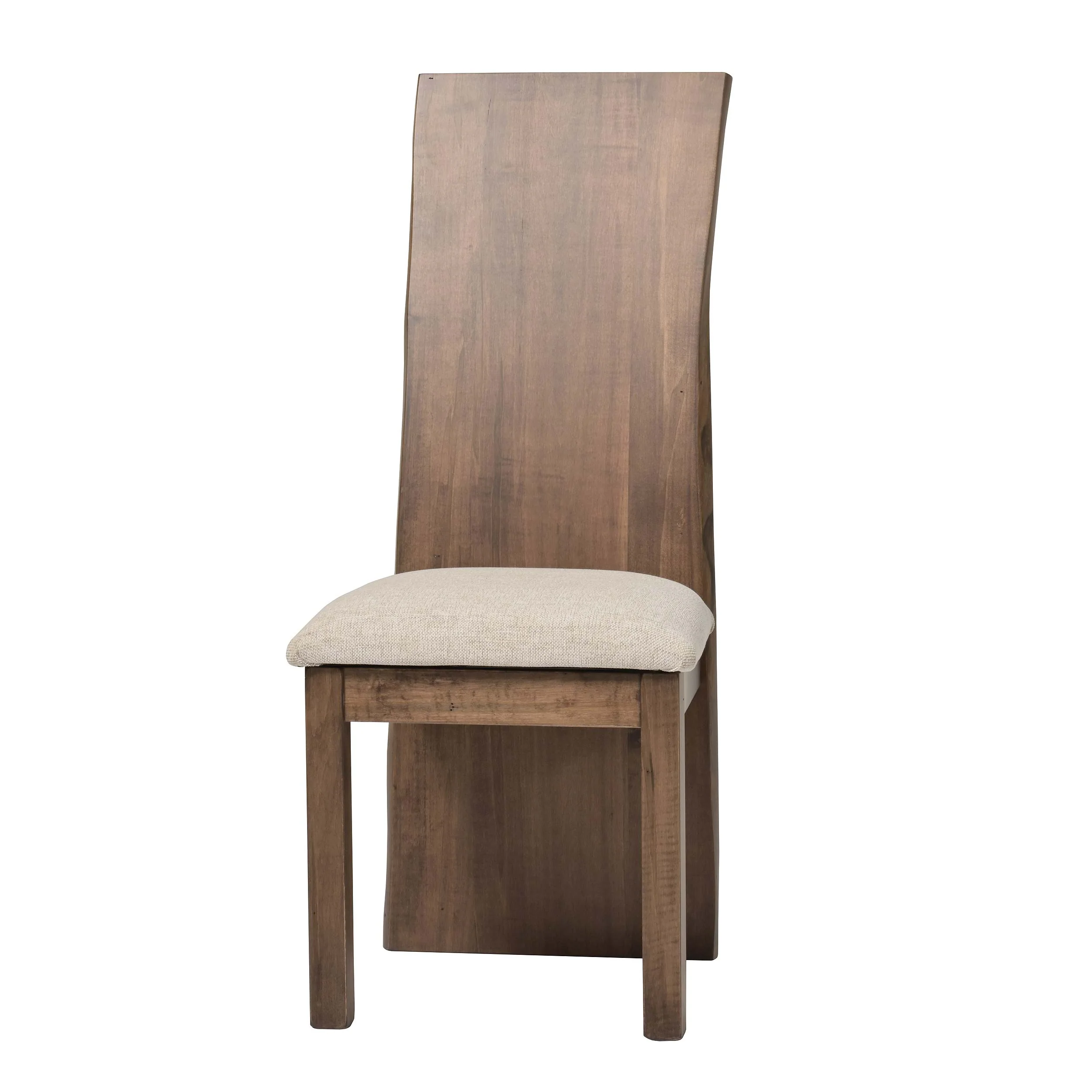 QW Amish Yellowstone Live Edge Side Chair w/ Padded Seat - Image 7