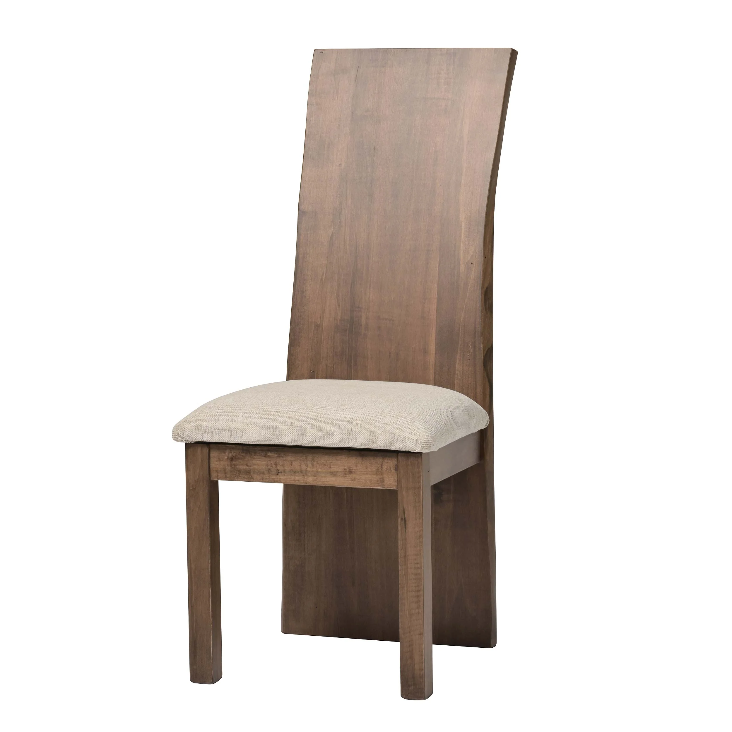 QW Amish Yellowstone Live Edge Side Chair w/ Padded Seat - Image 8