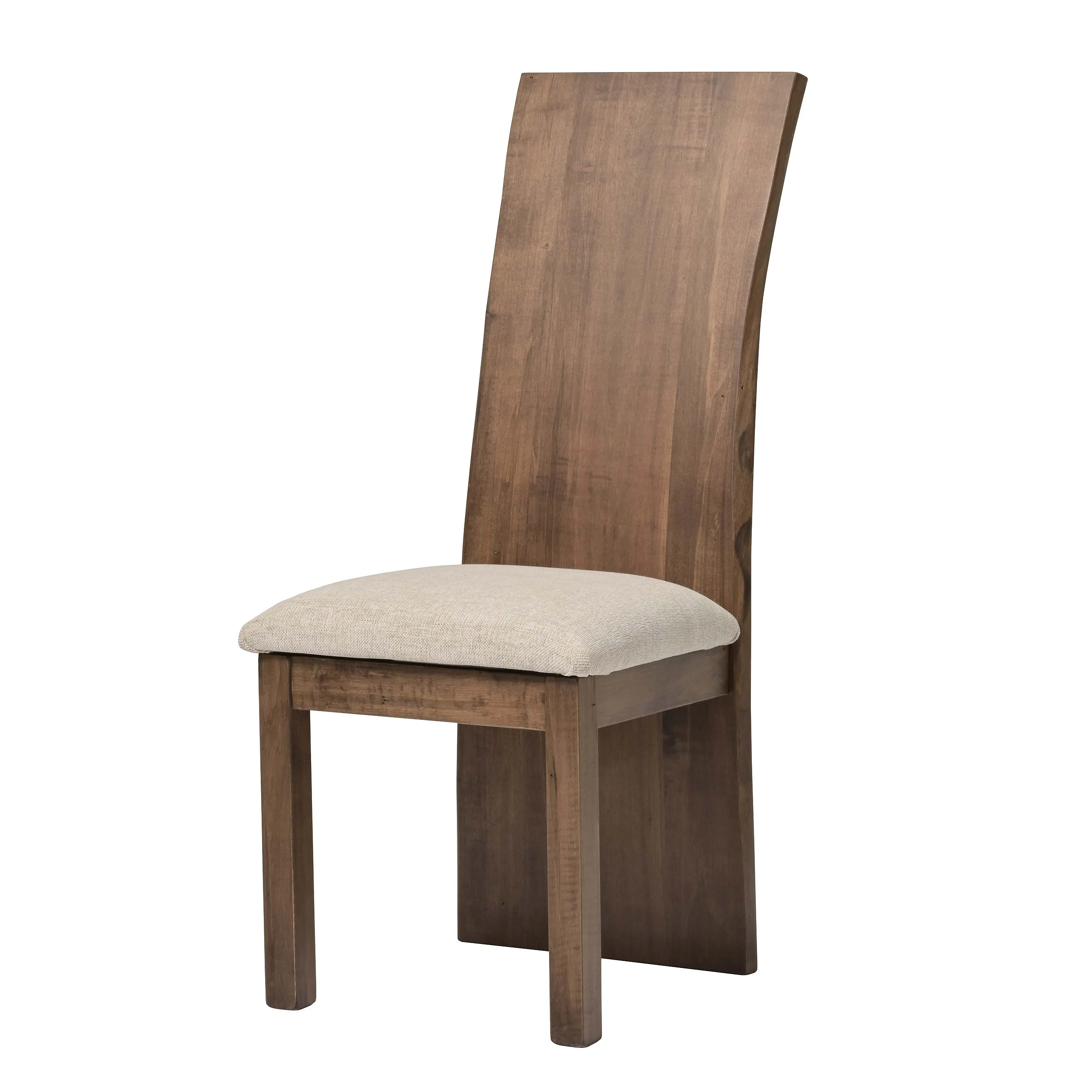 QW Amish Yellowstone Live Edge Side Chair w/ Padded Seat - Image 9