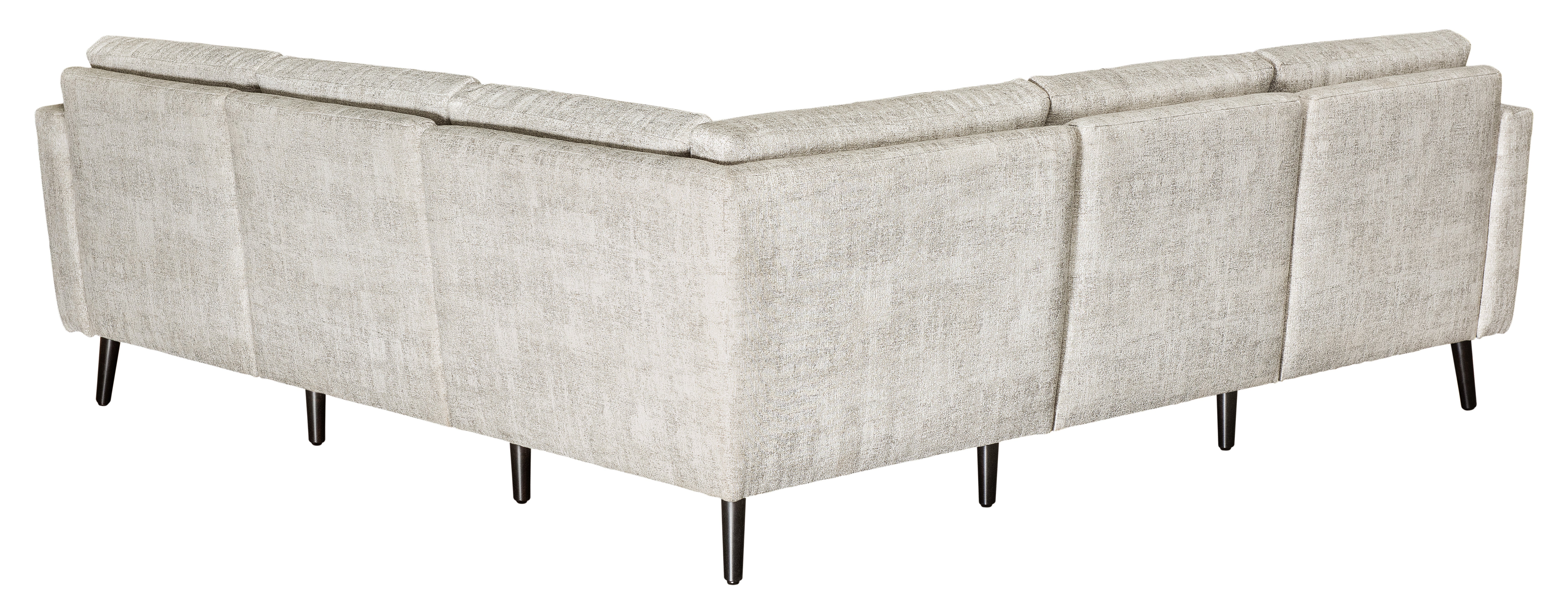 Serene 5-Seat Tear Drop Arm Sectional - Image 2